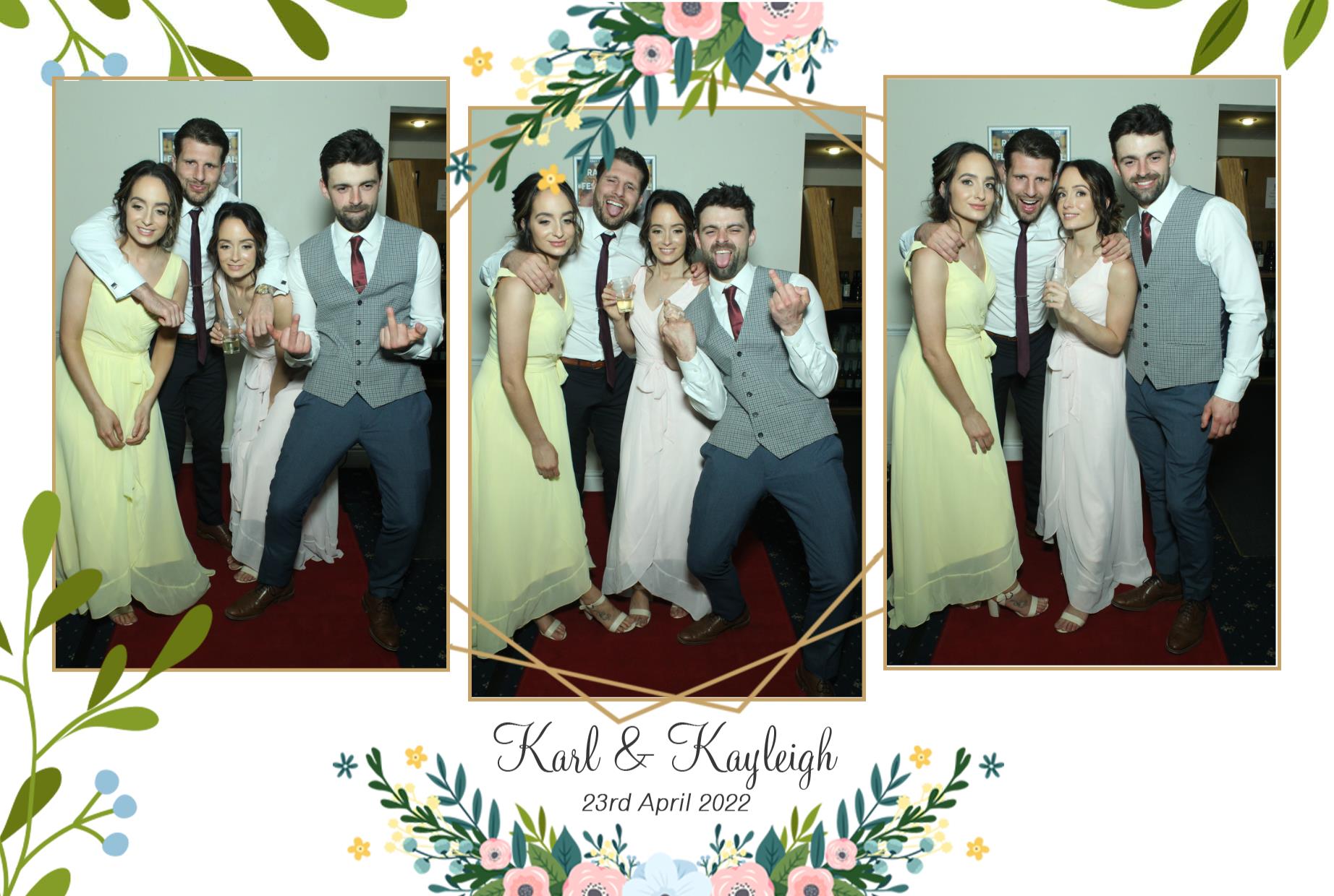 Karl & Kayleigh's Wedding  | View more photos from the event at gallery.myphotoboothexperience.co.uk/u/MyPhotoBoothExperienceLtd/Karl-Kayleighs-Wedding