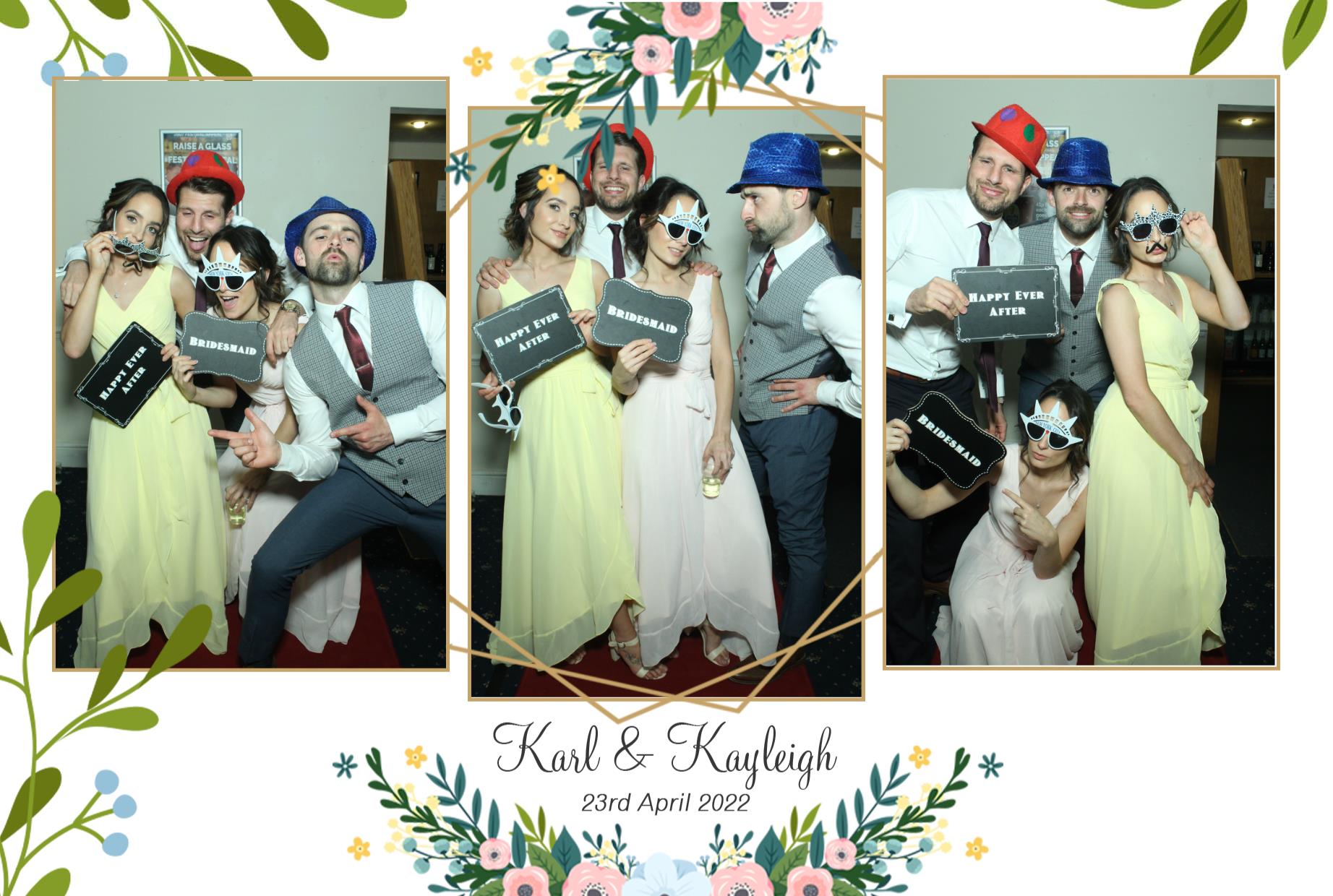 Karl & Kayleigh's Wedding  | View more photos from the event at gallery.myphotoboothexperience.co.uk/u/MyPhotoBoothExperienceLtd/Karl-Kayleighs-Wedding