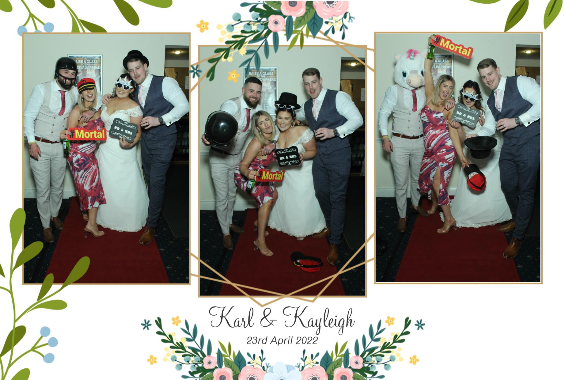 Karl & Kayleigh's Wedding  | View more photos from the event at gallery.myphotoboothexperience.co.uk/u/MyPhotoBoothExperienceLtd/Karl-Kayleighs-Wedding