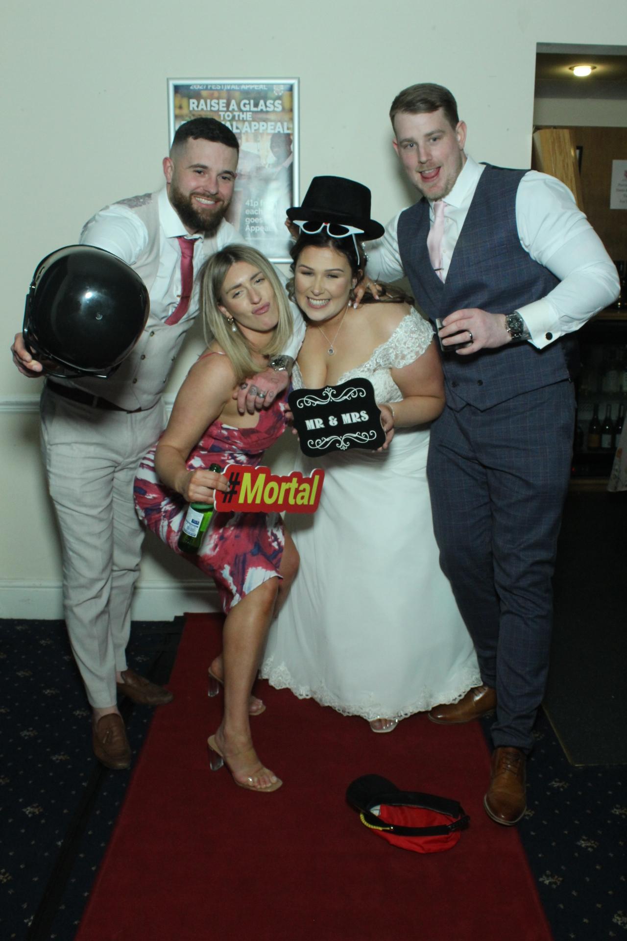 Karl & Kayleigh's Wedding  | View more photos from the event at gallery.myphotoboothexperience.co.uk/u/MyPhotoBoothExperienceLtd/Karl-Kayleighs-Wedding