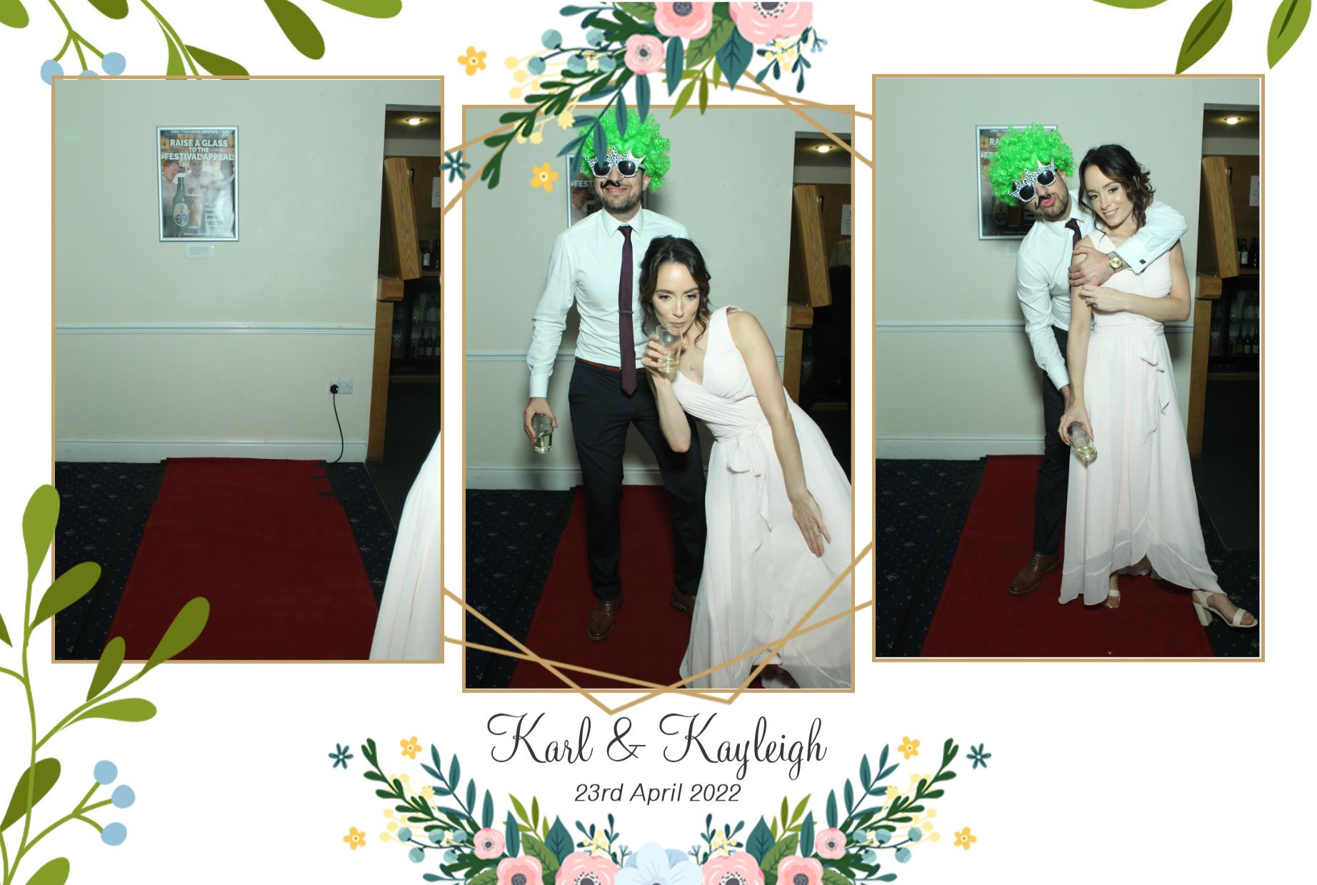 Karl & Kayleigh's Wedding  | View more photos from the event at gallery.myphotoboothexperience.co.uk/u/MyPhotoBoothExperienceLtd/Karl-Kayleighs-Wedding