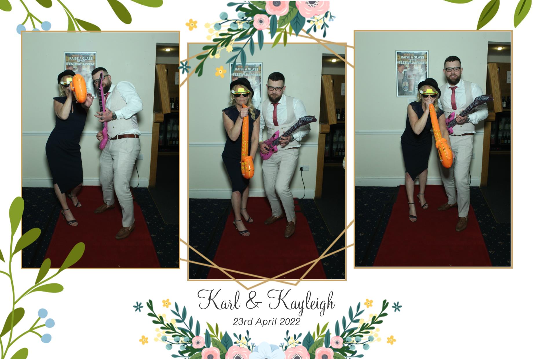 Karl & Kayleigh's Wedding  | View more photos from the event at gallery.myphotoboothexperience.co.uk/u/MyPhotoBoothExperienceLtd/Karl-Kayleighs-Wedding