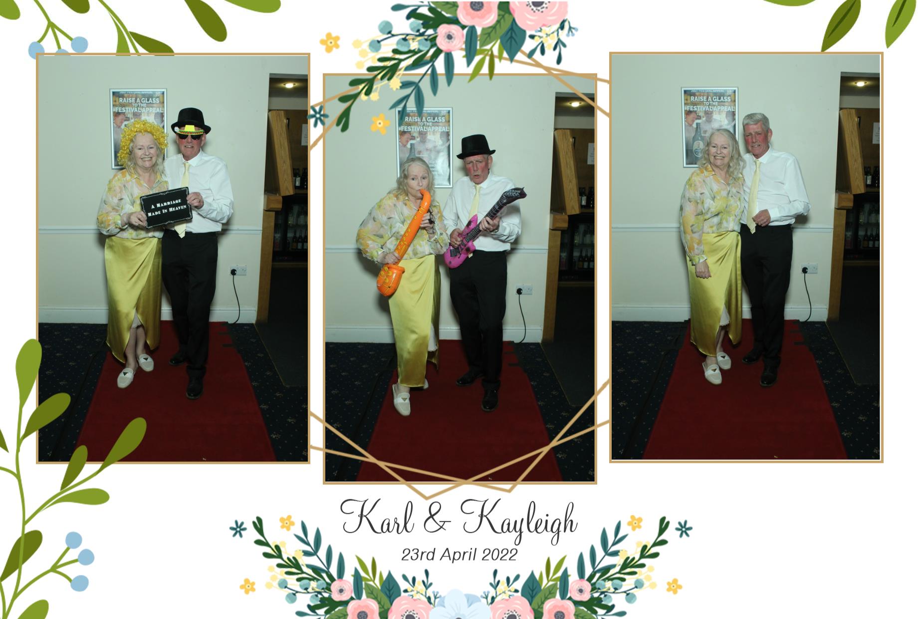 Karl & Kayleigh's Wedding  | View more photos from the event at gallery.myphotoboothexperience.co.uk/u/MyPhotoBoothExperienceLtd/Karl-Kayleighs-Wedding