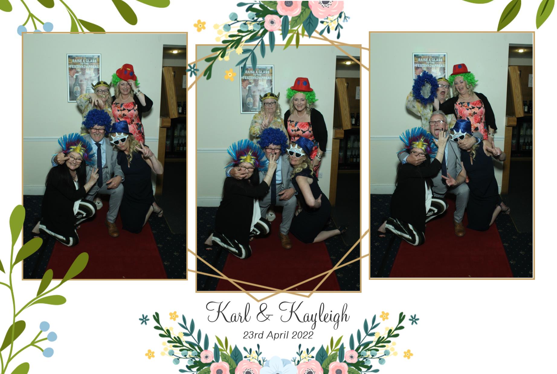 Karl & Kayleigh's Wedding  | View more photos from the event at gallery.myphotoboothexperience.co.uk/u/MyPhotoBoothExperienceLtd/Karl-Kayleighs-Wedding