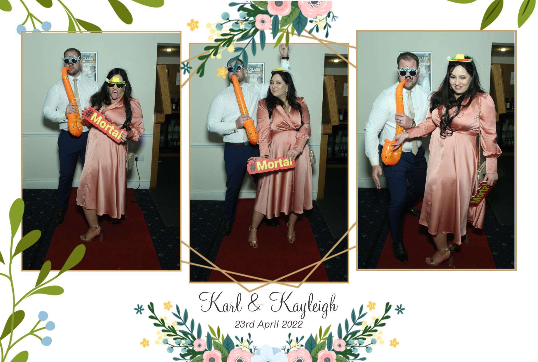 Karl & Kayleigh's Wedding  | View more photos from the event at gallery.myphotoboothexperience.co.uk/u/MyPhotoBoothExperienceLtd/Karl-Kayleighs-Wedding