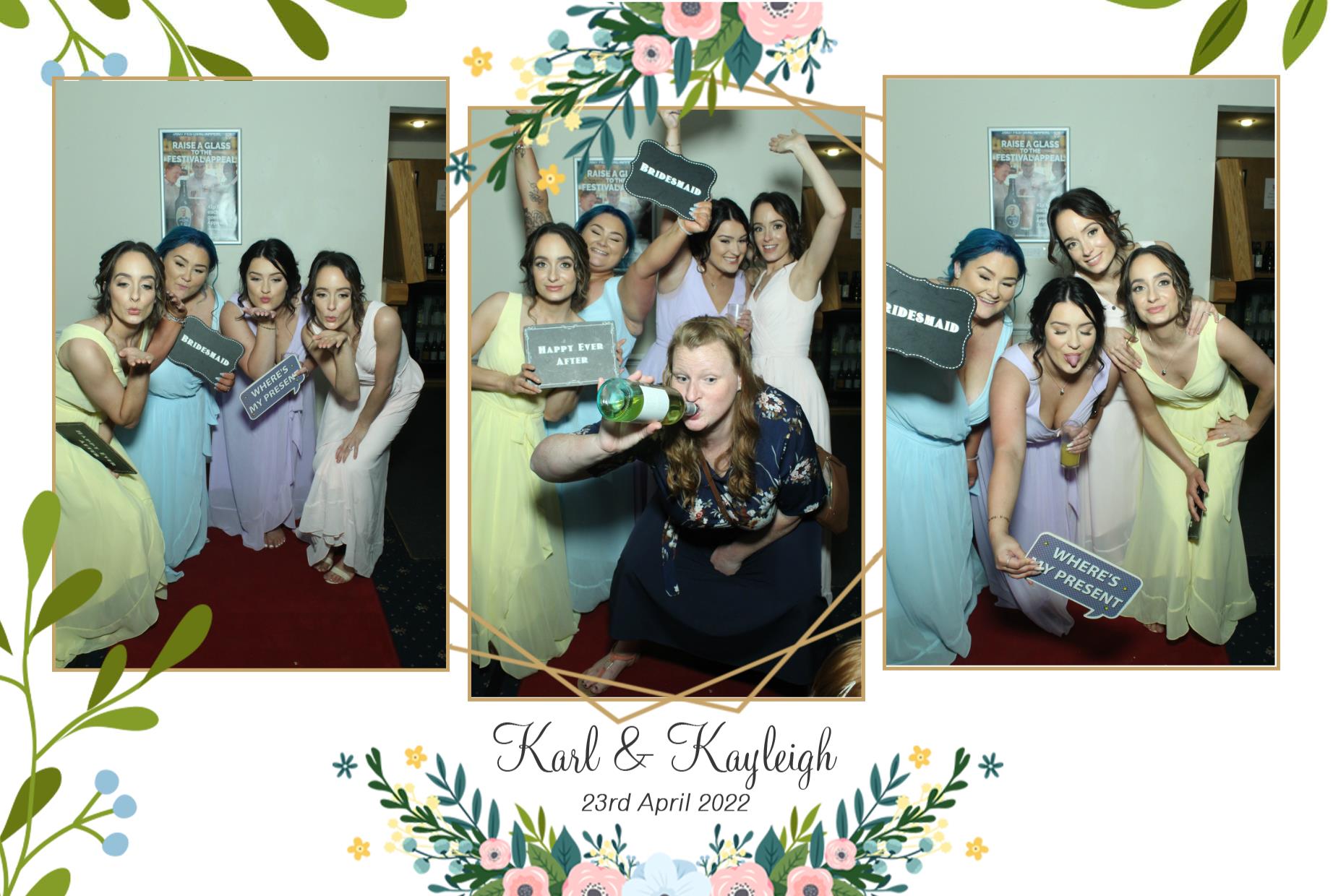 Karl & Kayleigh's Wedding  | View more photos from the event at gallery.myphotoboothexperience.co.uk/u/MyPhotoBoothExperienceLtd/Karl-Kayleighs-Wedding