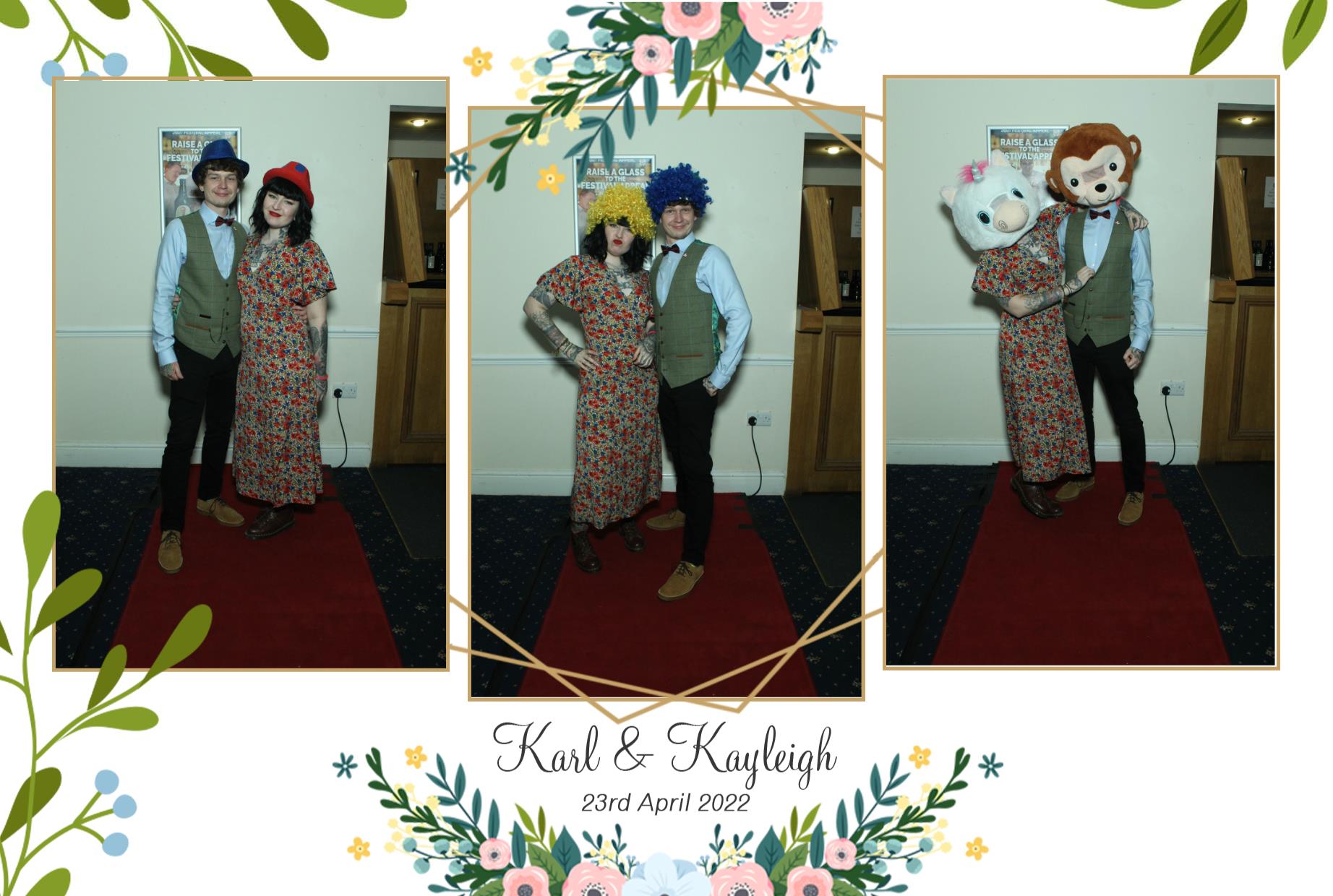 Karl & Kayleigh's Wedding  | View more photos from the event at gallery.myphotoboothexperience.co.uk/u/MyPhotoBoothExperienceLtd/Karl-Kayleighs-Wedding