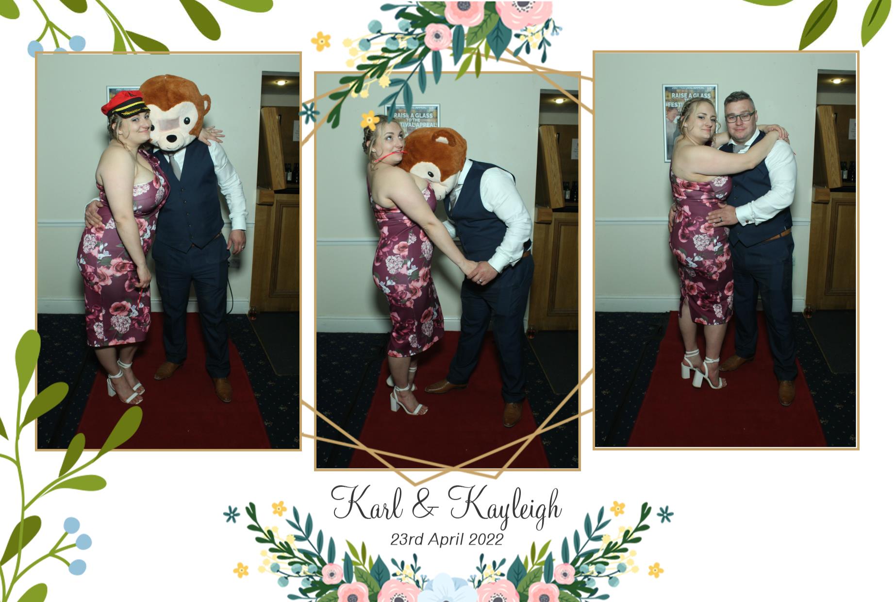 Karl & Kayleigh's Wedding  | View more photos from the event at gallery.myphotoboothexperience.co.uk/u/MyPhotoBoothExperienceLtd/Karl-Kayleighs-Wedding