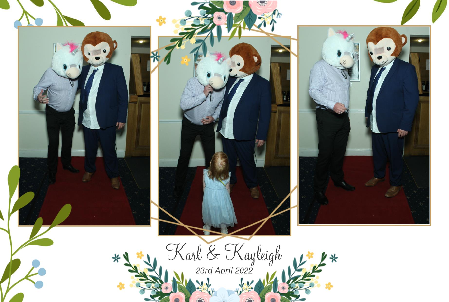 Karl & Kayleigh's Wedding  | View more photos from the event at gallery.myphotoboothexperience.co.uk/u/MyPhotoBoothExperienceLtd/Karl-Kayleighs-Wedding