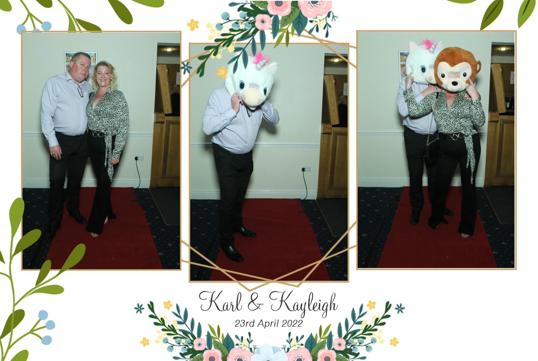 Karl & Kayleigh's Wedding  | View more photos from the event at gallery.myphotoboothexperience.co.uk/u/MyPhotoBoothExperienceLtd/Karl-Kayleighs-Wedding