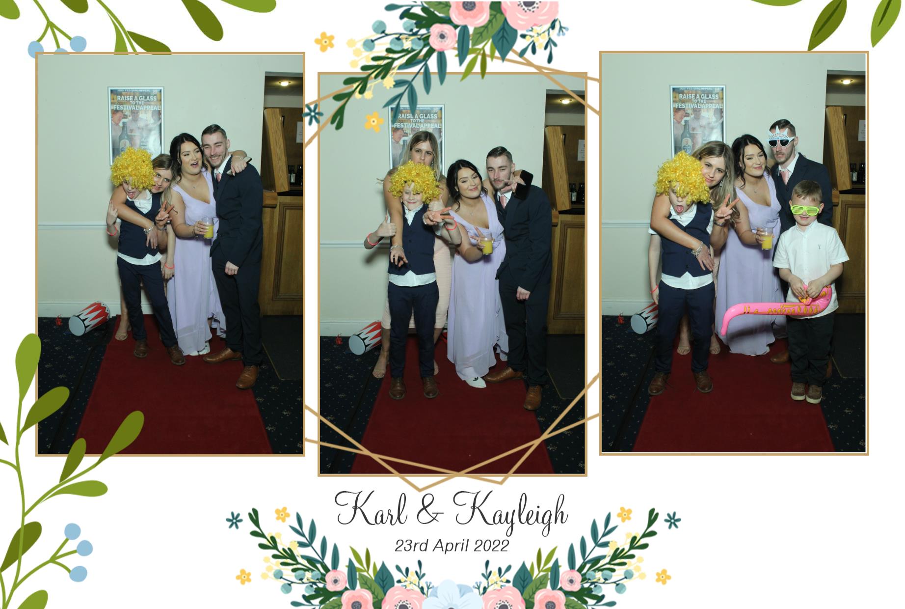 Karl & Kayleigh's Wedding  | View more photos from the event at gallery.myphotoboothexperience.co.uk/u/MyPhotoBoothExperienceLtd/Karl-Kayleighs-Wedding