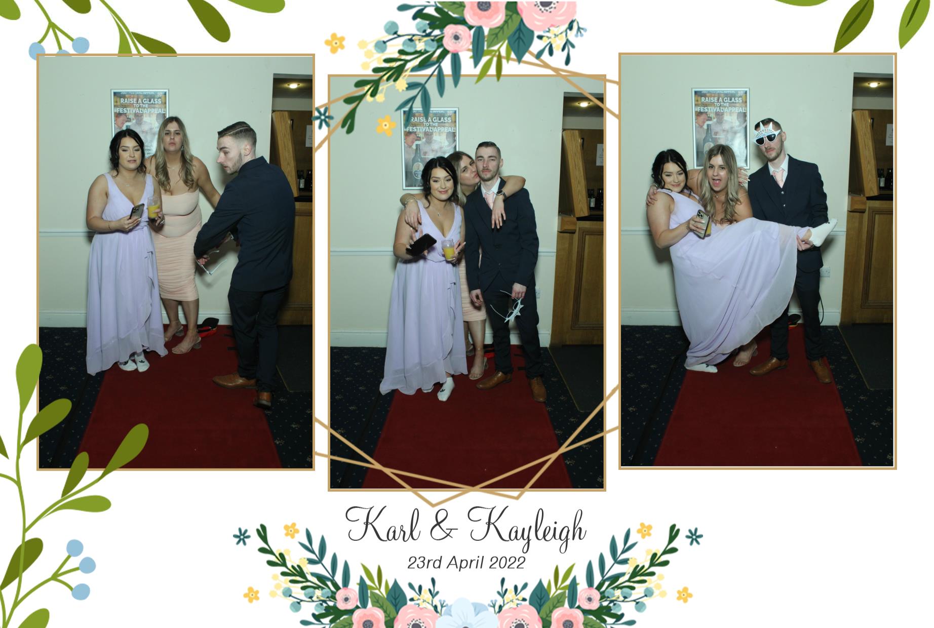 Karl & Kayleigh's Wedding  | View more photos from the event at gallery.myphotoboothexperience.co.uk/u/MyPhotoBoothExperienceLtd/Karl-Kayleighs-Wedding