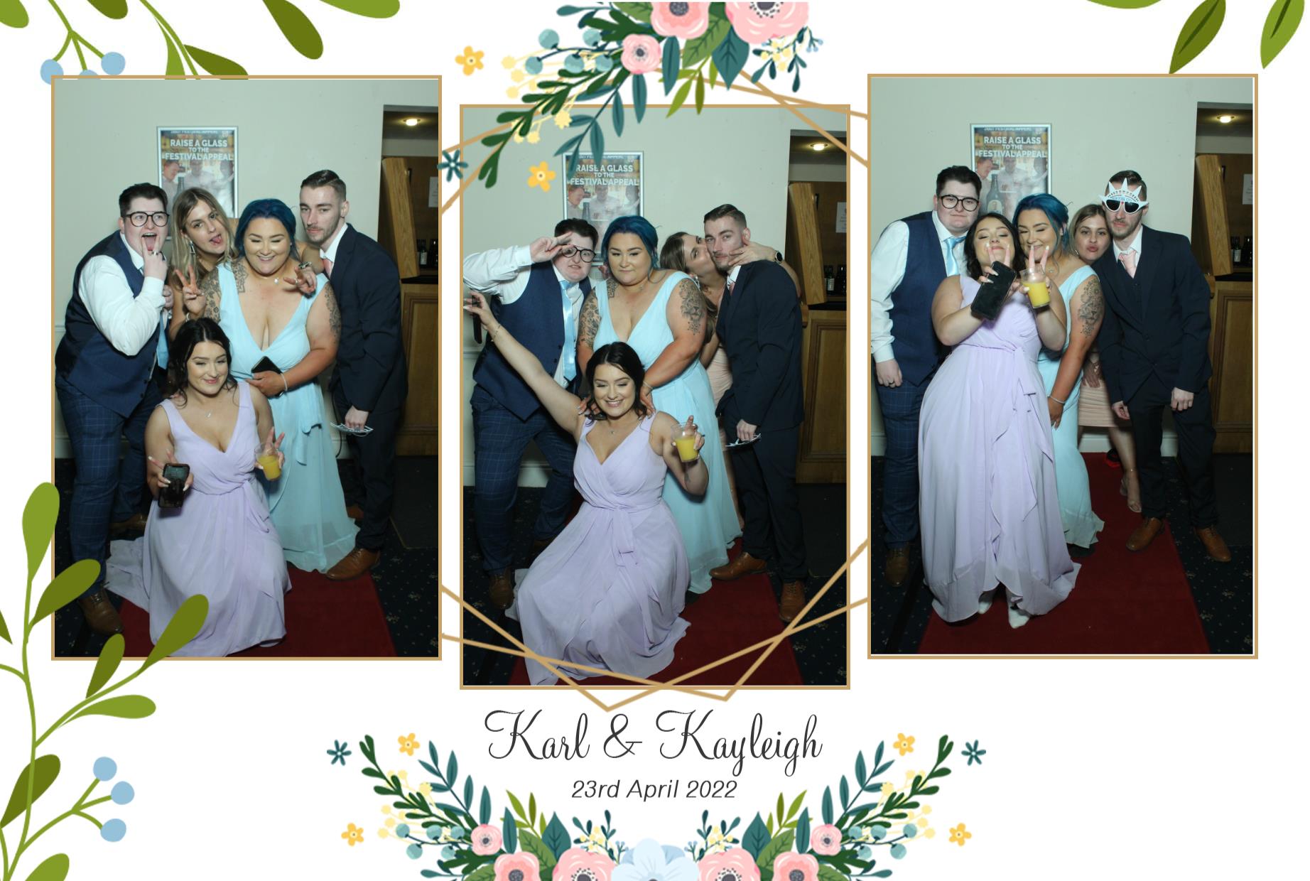 Karl & Kayleigh's Wedding  | View more photos from the event at gallery.myphotoboothexperience.co.uk/u/MyPhotoBoothExperienceLtd/Karl-Kayleighs-Wedding