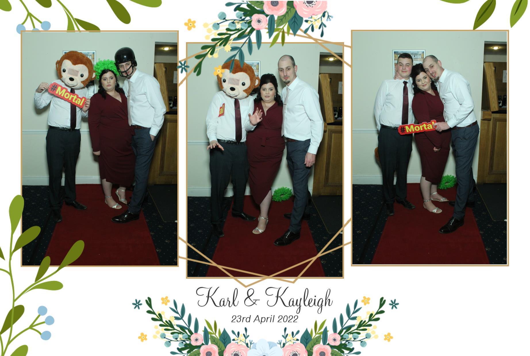 Karl & Kayleigh's Wedding  | View more photos from the event at gallery.myphotoboothexperience.co.uk/u/MyPhotoBoothExperienceLtd/Karl-Kayleighs-Wedding