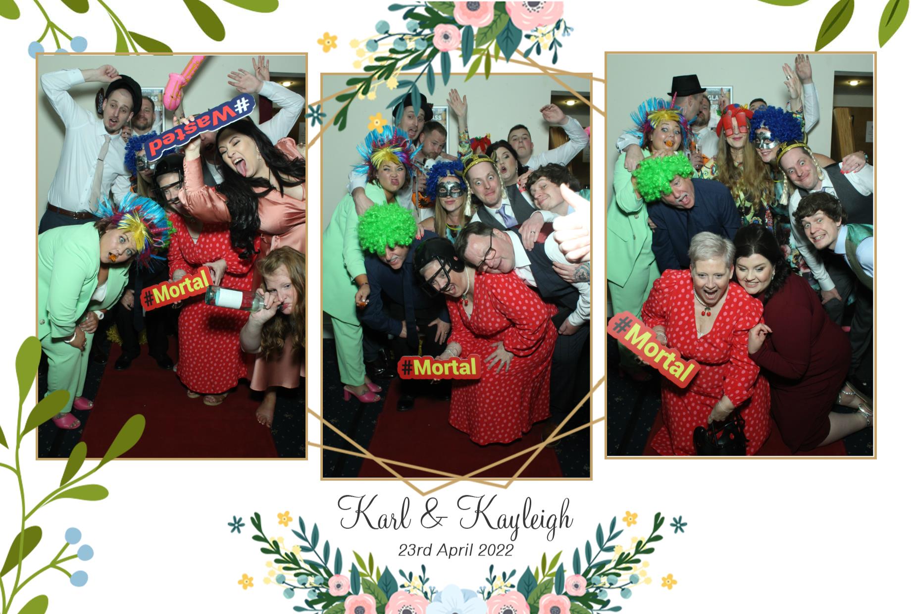 Karl & Kayleigh's Wedding  | View more photos from the event at gallery.myphotoboothexperience.co.uk/u/MyPhotoBoothExperienceLtd/Karl-Kayleighs-Wedding