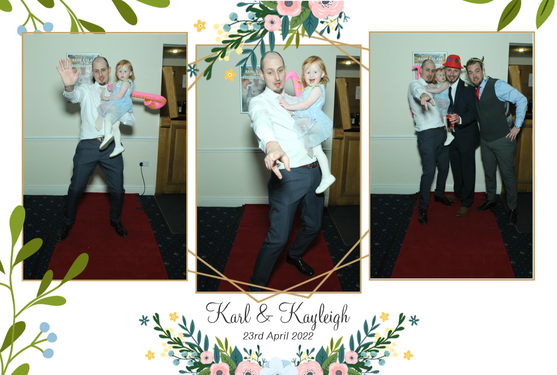 Karl & Kayleigh's Wedding  | View more photos from the event at gallery.myphotoboothexperience.co.uk/u/MyPhotoBoothExperienceLtd/Karl-Kayleighs-Wedding