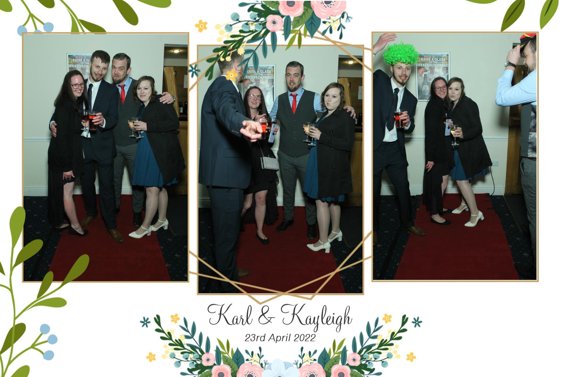 Karl & Kayleigh's Wedding  | View more photos from the event at gallery.myphotoboothexperience.co.uk/u/MyPhotoBoothExperienceLtd/Karl-Kayleighs-Wedding