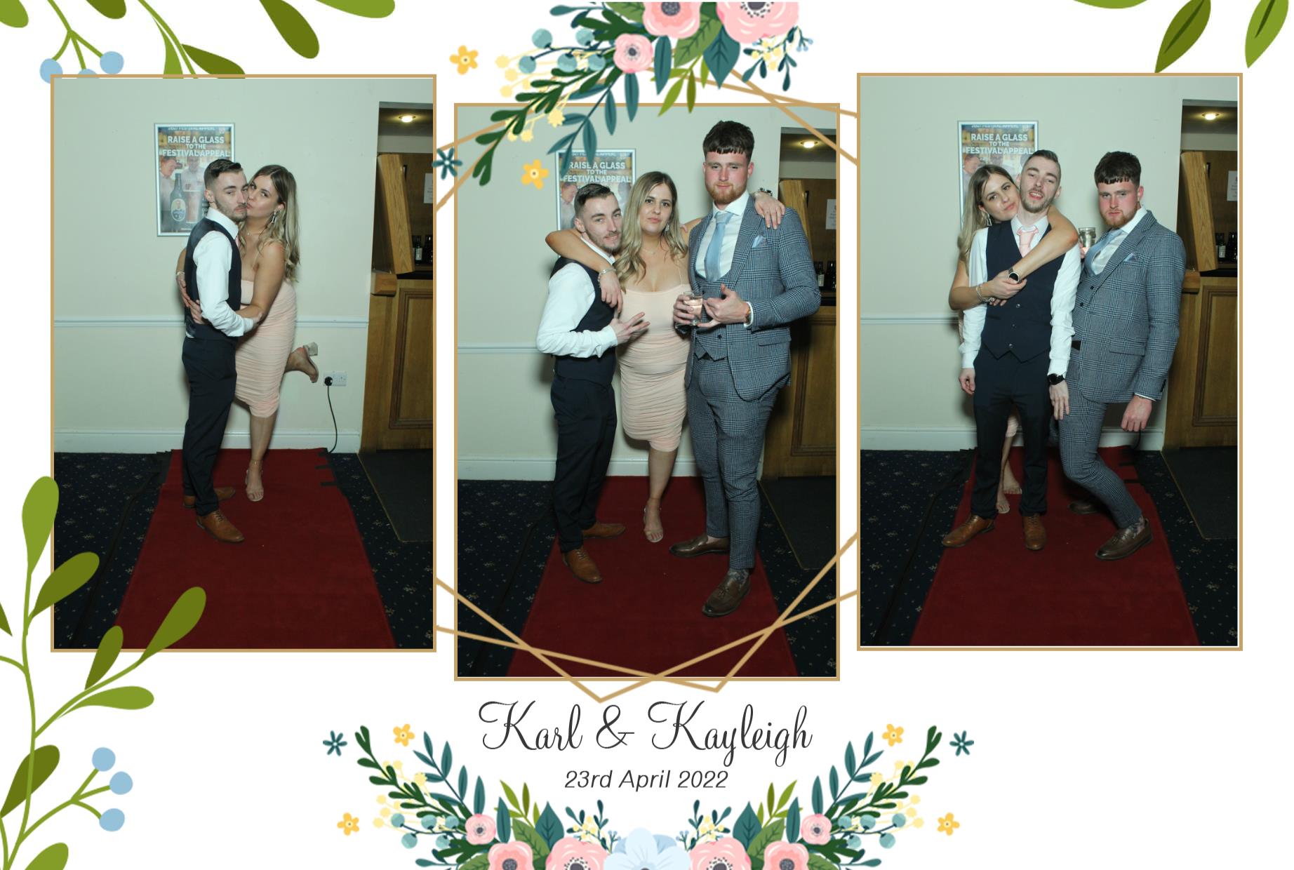 Karl & Kayleigh's Wedding  | View more photos from the event at gallery.myphotoboothexperience.co.uk/u/MyPhotoBoothExperienceLtd/Karl-Kayleighs-Wedding