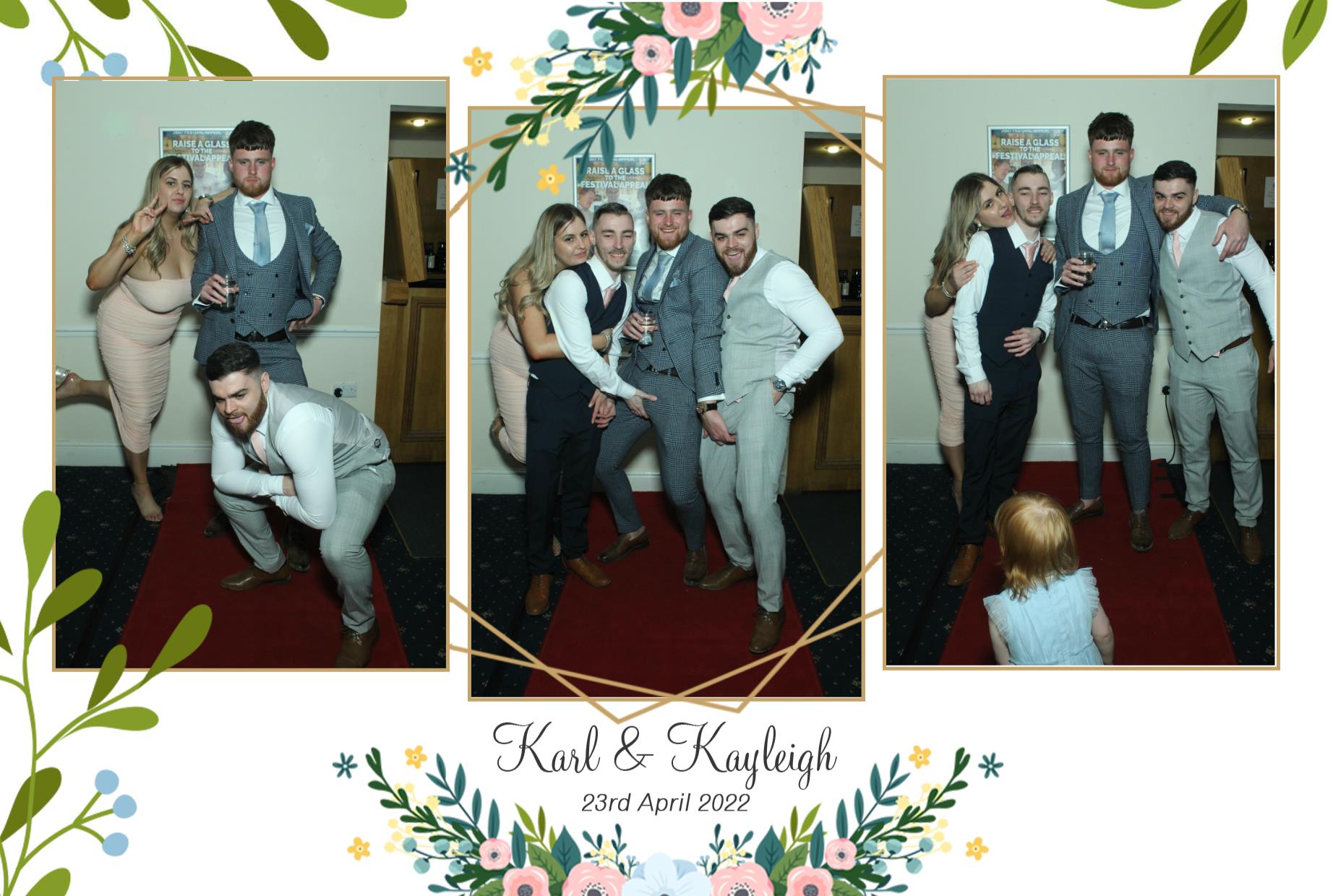 Karl & Kayleigh's Wedding  | View more photos from the event at gallery.myphotoboothexperience.co.uk/u/MyPhotoBoothExperienceLtd/Karl-Kayleighs-Wedding
