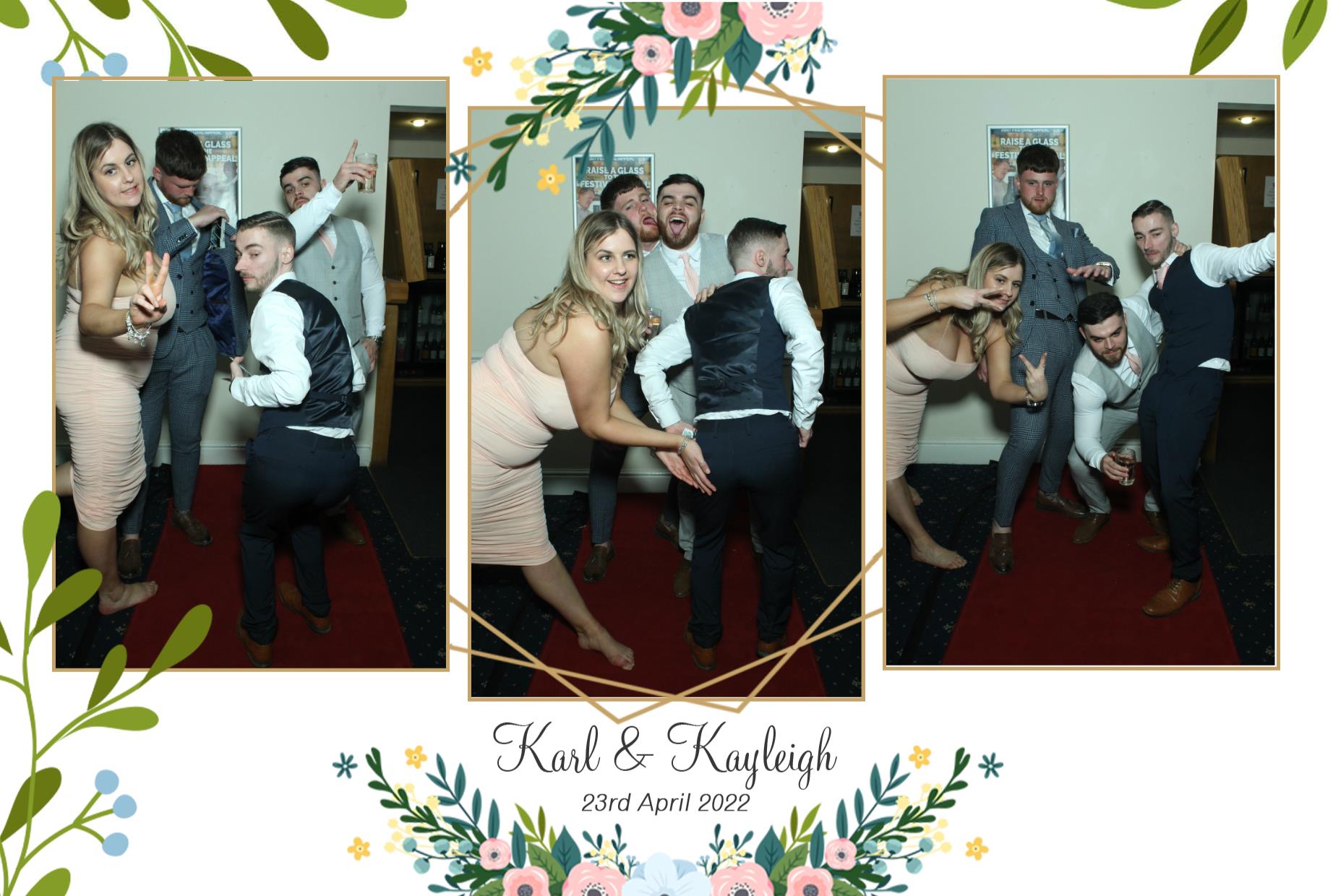 Karl & Kayleigh's Wedding  | View more photos from the event at gallery.myphotoboothexperience.co.uk/u/MyPhotoBoothExperienceLtd/Karl-Kayleighs-Wedding