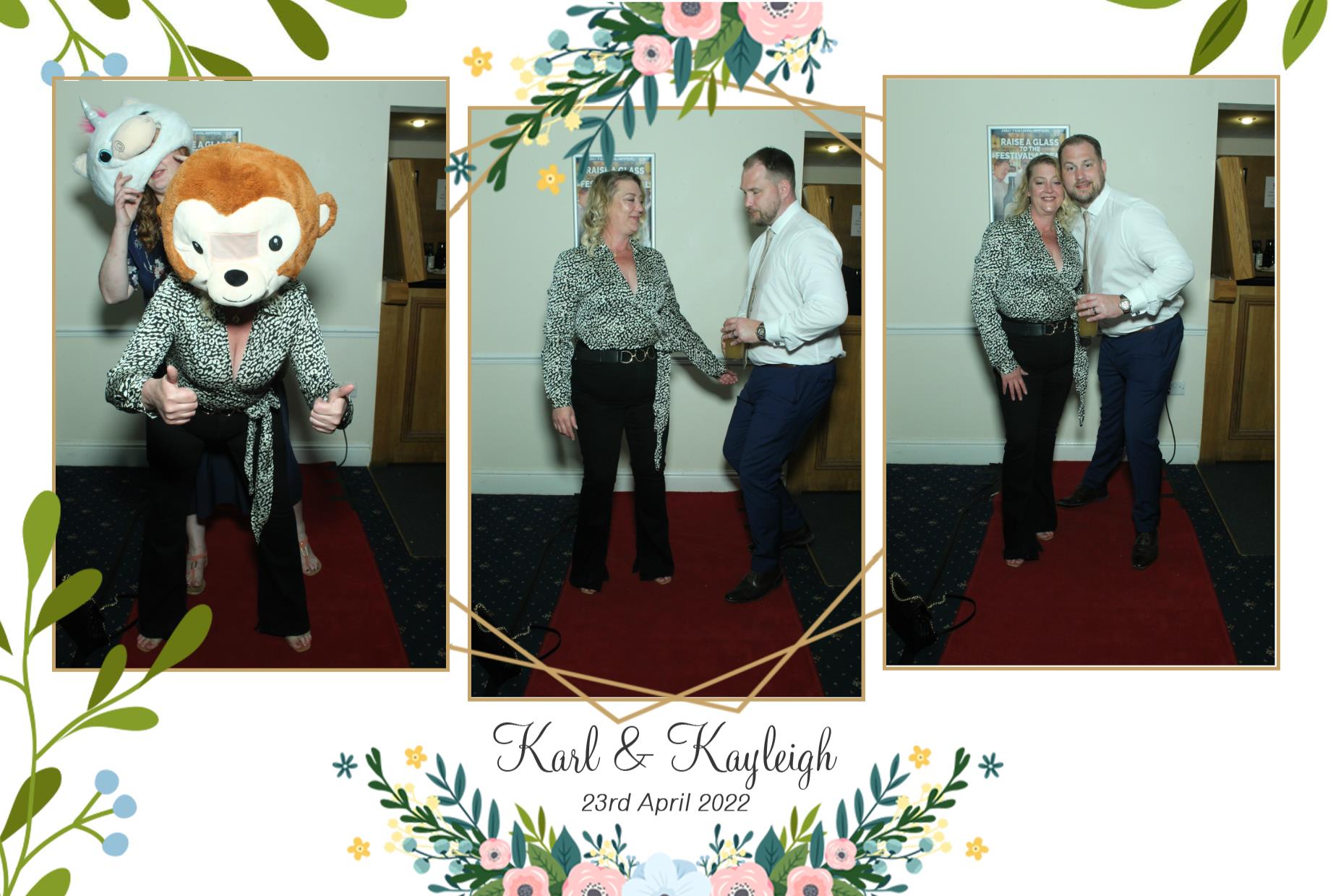 Karl & Kayleigh's Wedding  | View more photos from the event at gallery.myphotoboothexperience.co.uk/u/MyPhotoBoothExperienceLtd/Karl-Kayleighs-Wedding