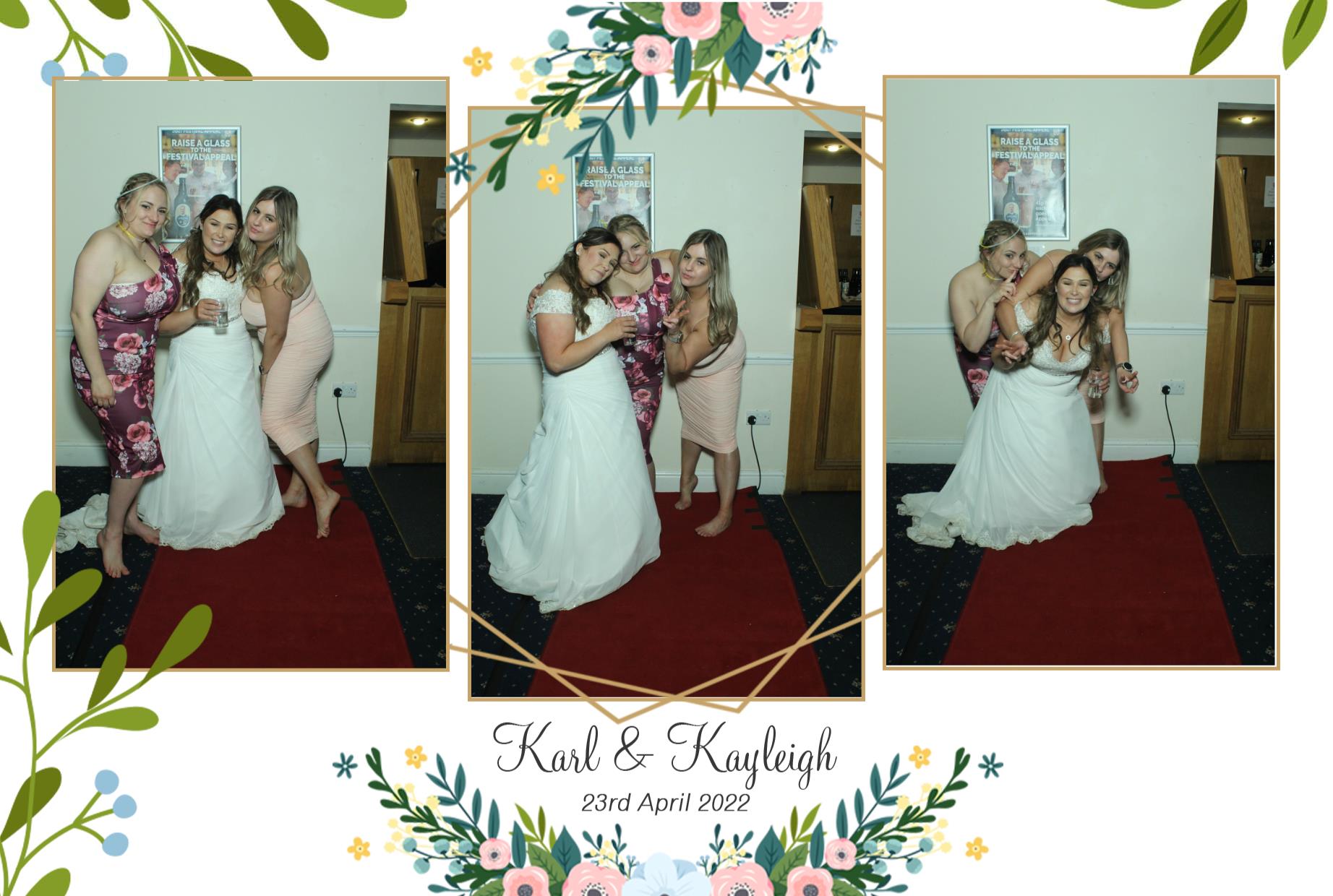 Karl & Kayleigh's Wedding  | View more photos from the event at gallery.myphotoboothexperience.co.uk/u/MyPhotoBoothExperienceLtd/Karl-Kayleighs-Wedding