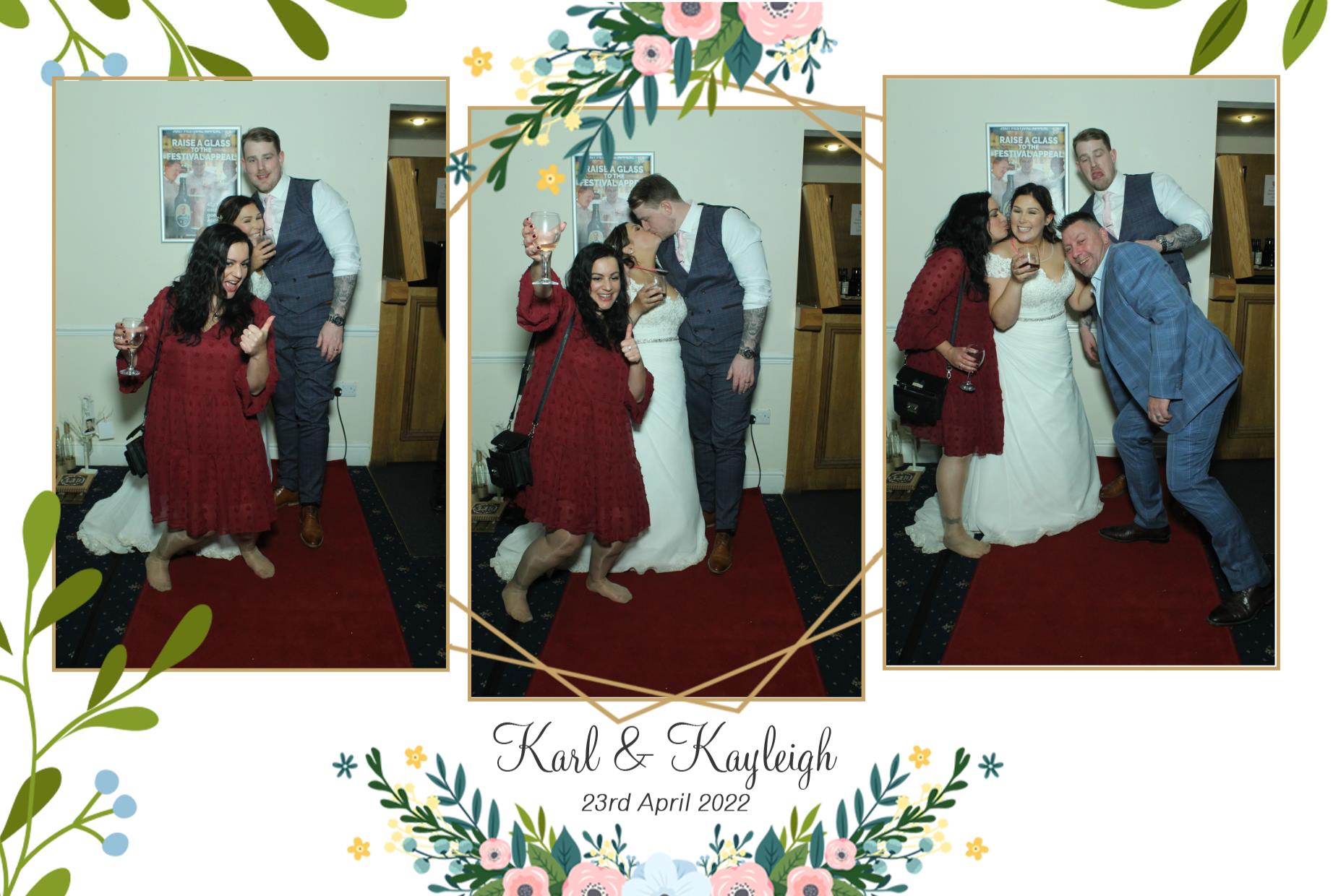 Karl & Kayleigh's Wedding  | View more photos from the event at gallery.myphotoboothexperience.co.uk/u/MyPhotoBoothExperienceLtd/Karl-Kayleighs-Wedding