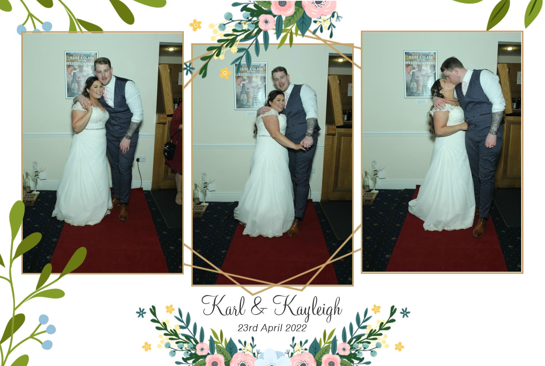 Karl & Kayleigh's Wedding  | View more photos from the event at gallery.myphotoboothexperience.co.uk/u/MyPhotoBoothExperienceLtd/Karl-Kayleighs-Wedding