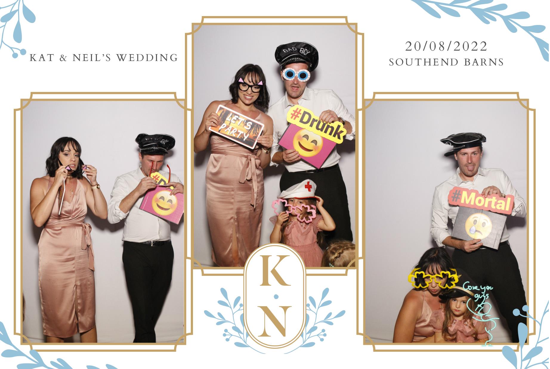 Kat & Neil's Wedding | View more photos from the event at gallery.myphotoboothexperience.co.uk/u/MyPhotoBoothExperienceLtd/Kat-Neils-Wedding