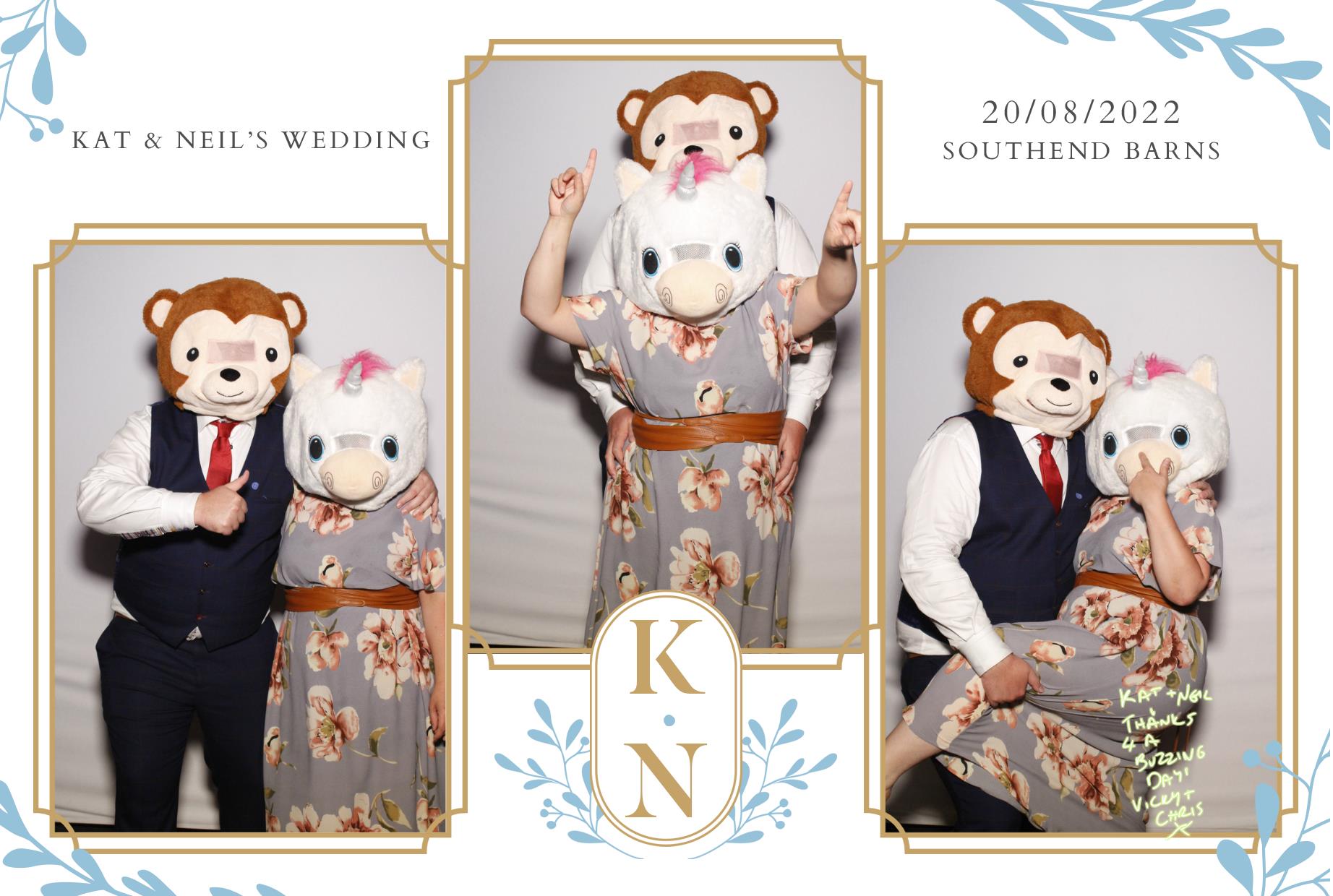 Kat & Neil's Wedding | View more photos from the event at gallery.myphotoboothexperience.co.uk/u/MyPhotoBoothExperienceLtd/Kat-Neils-Wedding