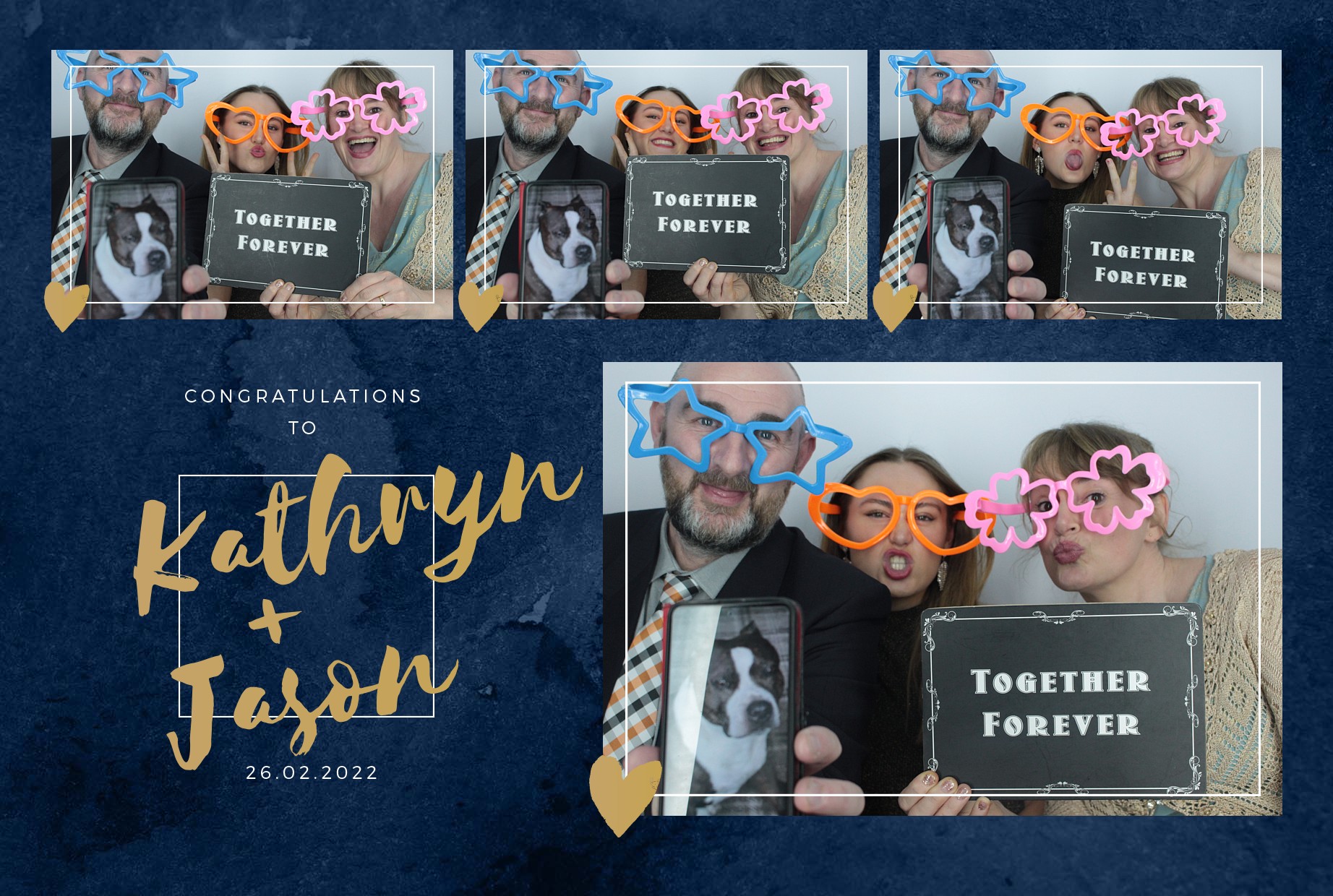 Kathryn and Jason's Wedding  | View more photos from the event at gallery.myphotoboothexperience.co.uk/u/MyPhotoBoothExperienceLtd/Kathryn-and-Jasons-Wedding