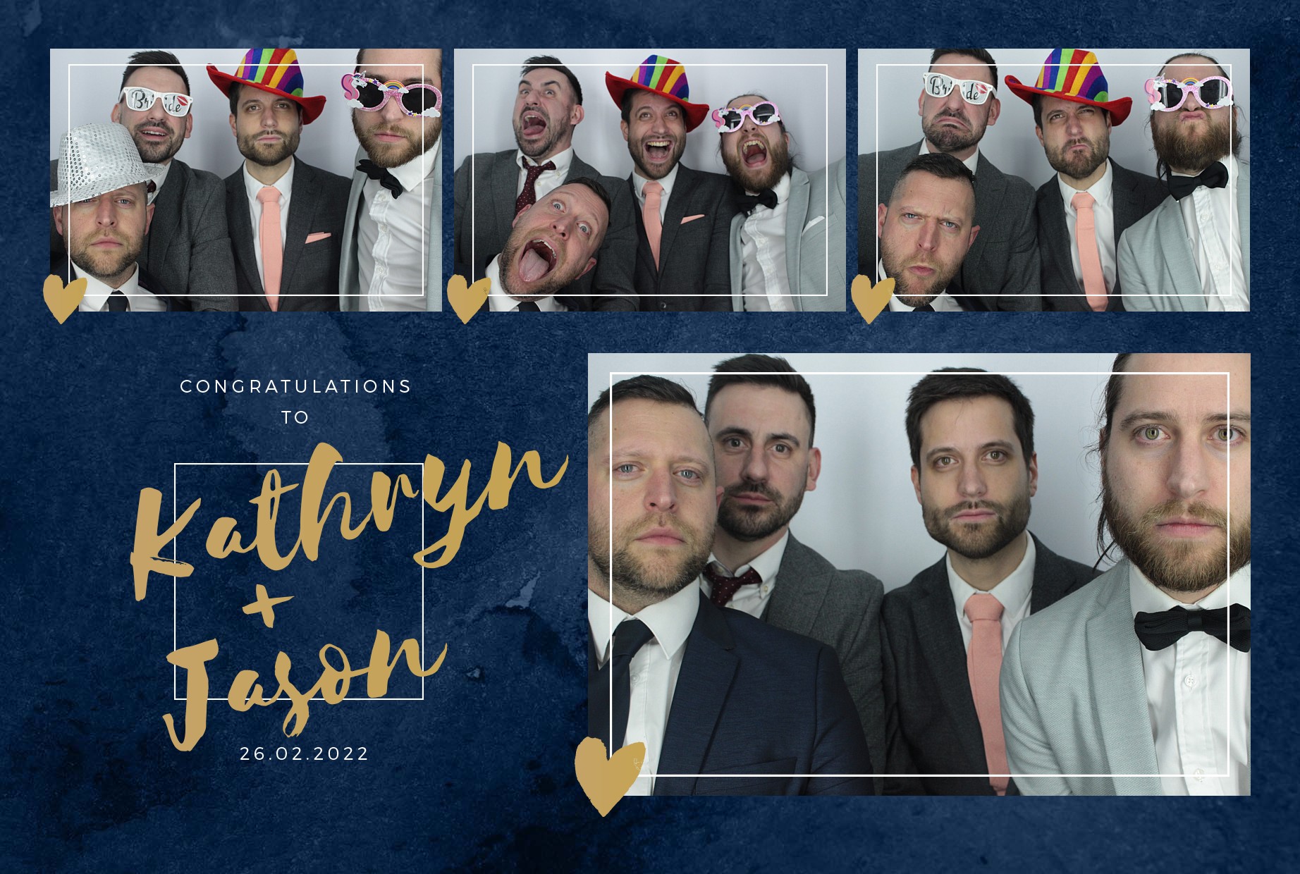 Kathryn and Jason's Wedding  | View more photos from the event at gallery.myphotoboothexperience.co.uk/u/MyPhotoBoothExperienceLtd/Kathryn-and-Jasons-Wedding