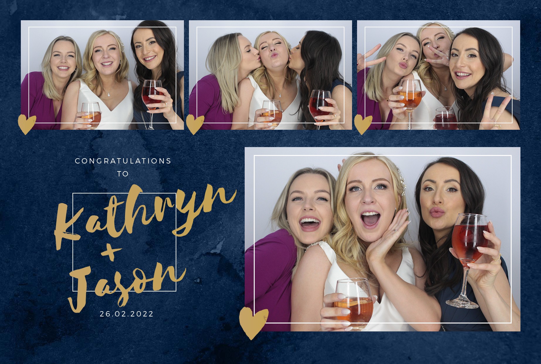 Kathryn and Jason's Wedding  | View more photos from the event at gallery.myphotoboothexperience.co.uk/u/MyPhotoBoothExperienceLtd/Kathryn-and-Jasons-Wedding