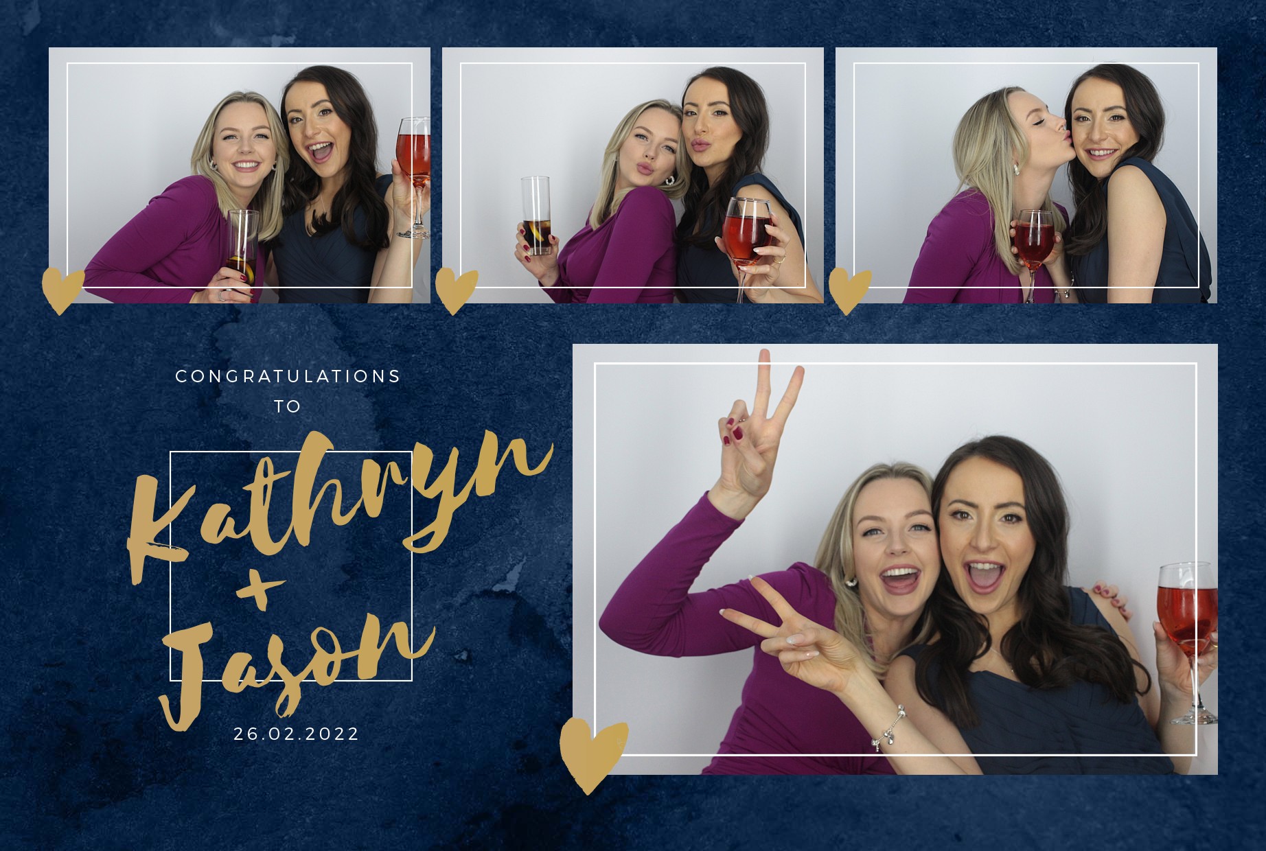 Kathryn and Jason's Wedding  | View more photos from the event at gallery.myphotoboothexperience.co.uk/u/MyPhotoBoothExperienceLtd/Kathryn-and-Jasons-Wedding