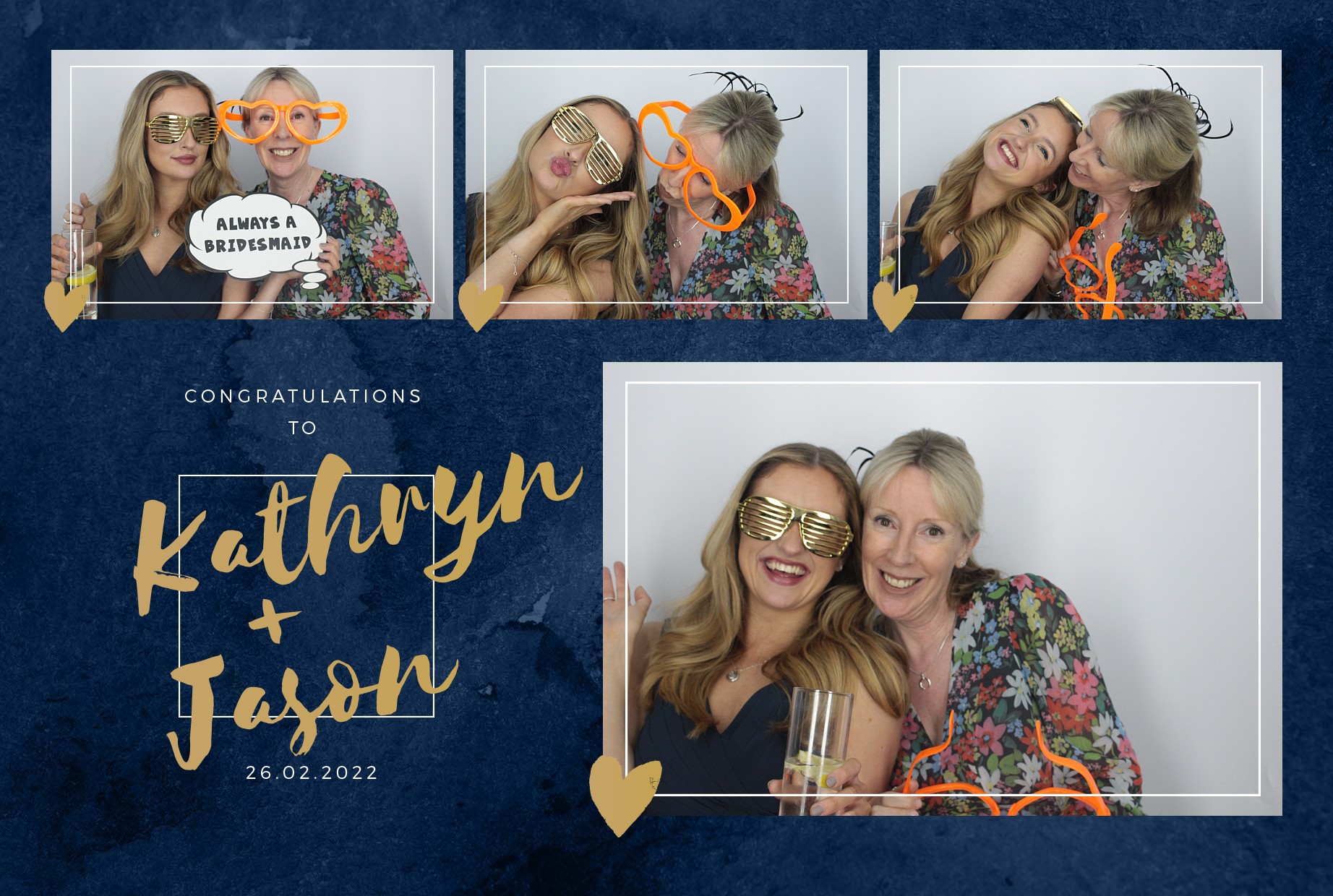 Kathryn and Jason's Wedding  | View more photos from the event at gallery.myphotoboothexperience.co.uk/u/MyPhotoBoothExperienceLtd/Kathryn-and-Jasons-Wedding
