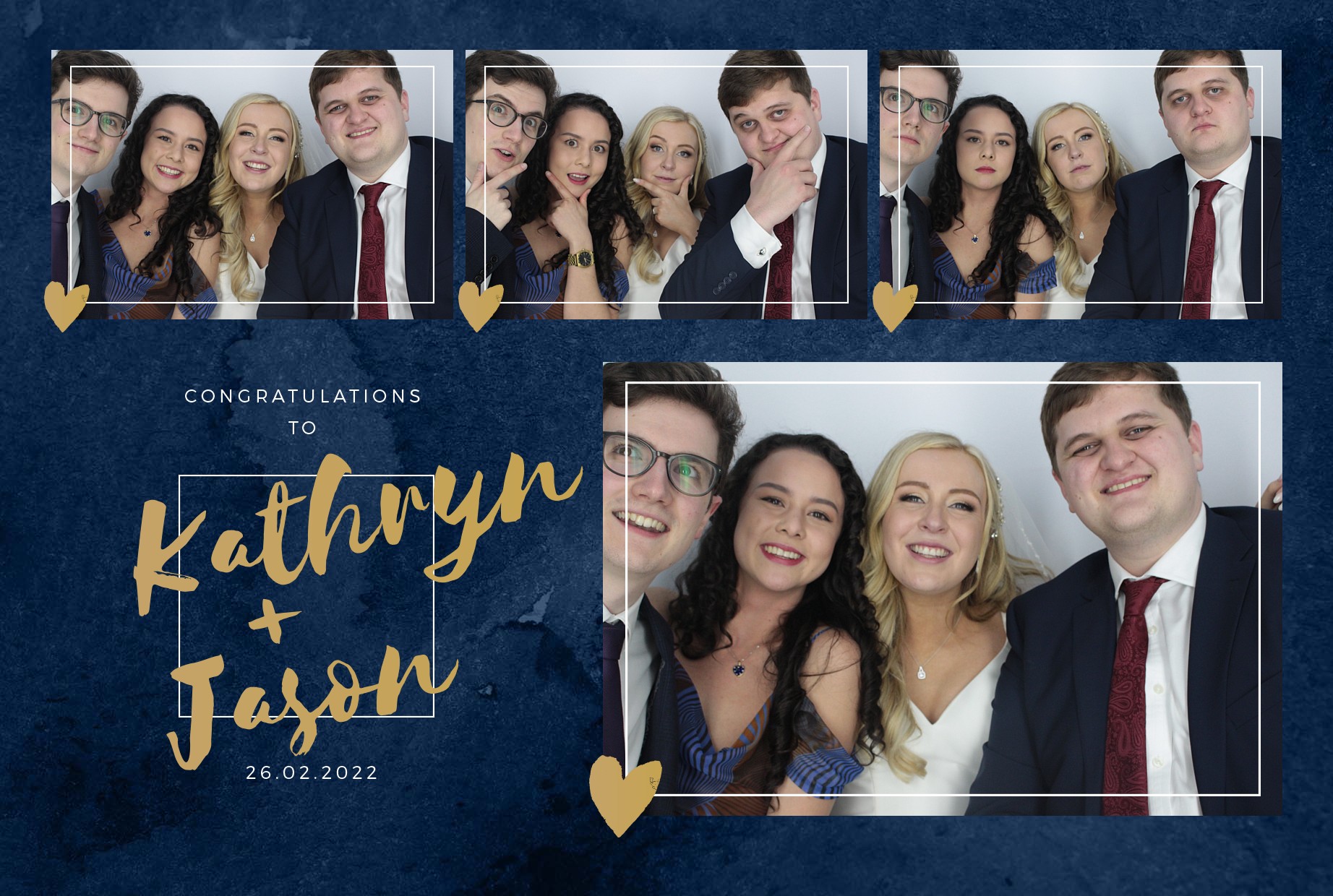 Kathryn and Jason's Wedding  | View more photos from the event at gallery.myphotoboothexperience.co.uk/u/MyPhotoBoothExperienceLtd/Kathryn-and-Jasons-Wedding
