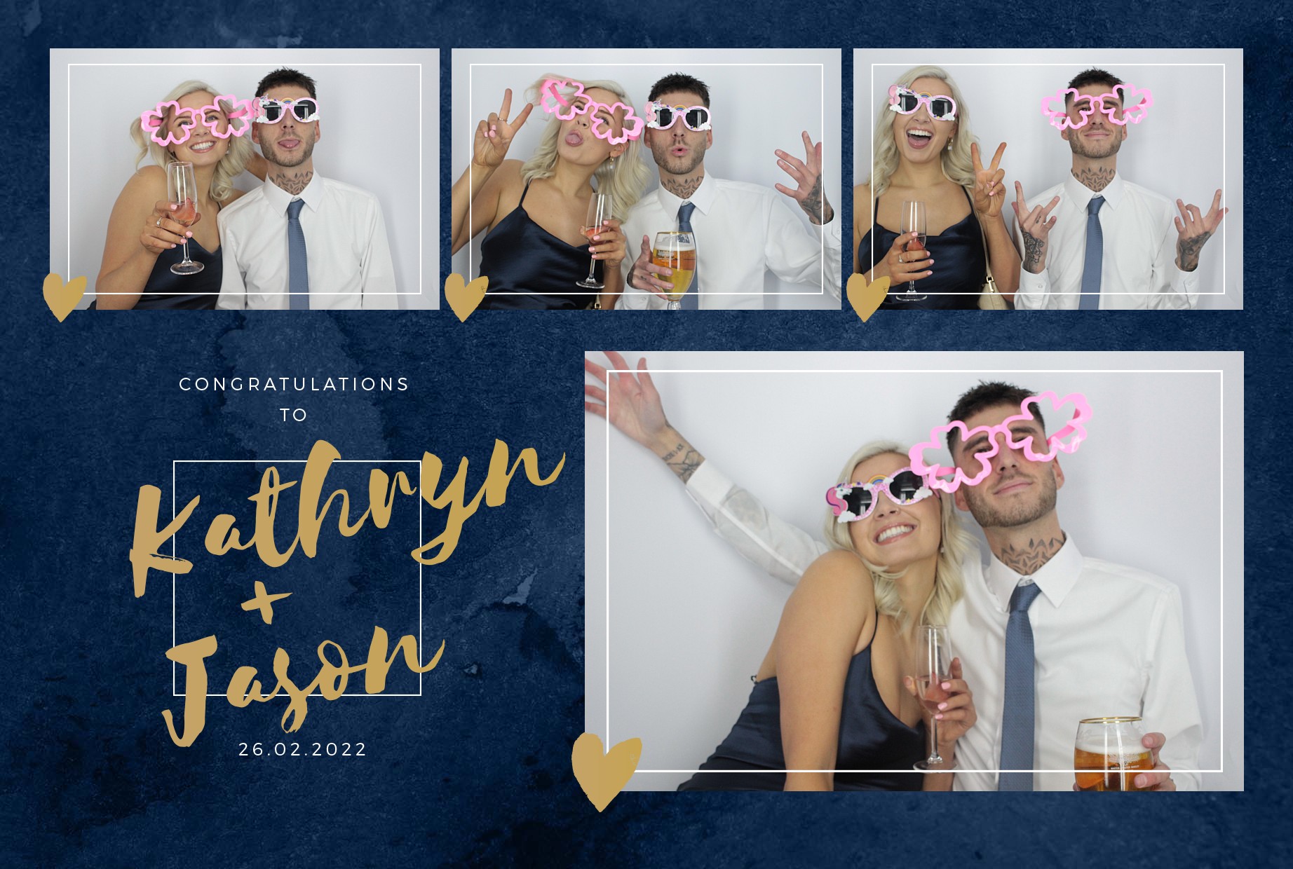 Kathryn and Jason's Wedding  | View more photos from the event at gallery.myphotoboothexperience.co.uk/u/MyPhotoBoothExperienceLtd/Kathryn-and-Jasons-Wedding