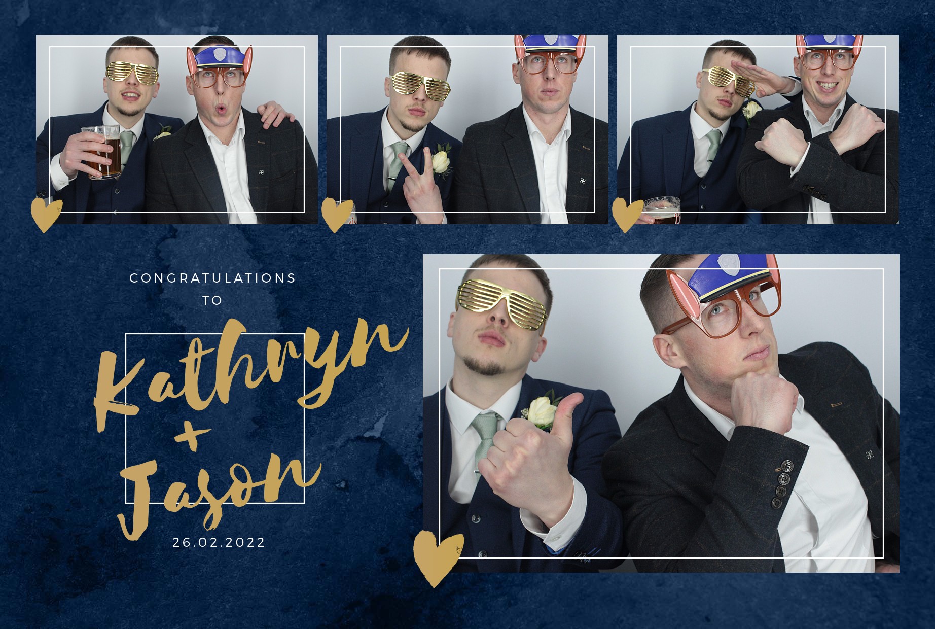 Kathryn and Jason's Wedding  | View more photos from the event at gallery.myphotoboothexperience.co.uk/u/MyPhotoBoothExperienceLtd/Kathryn-and-Jasons-Wedding