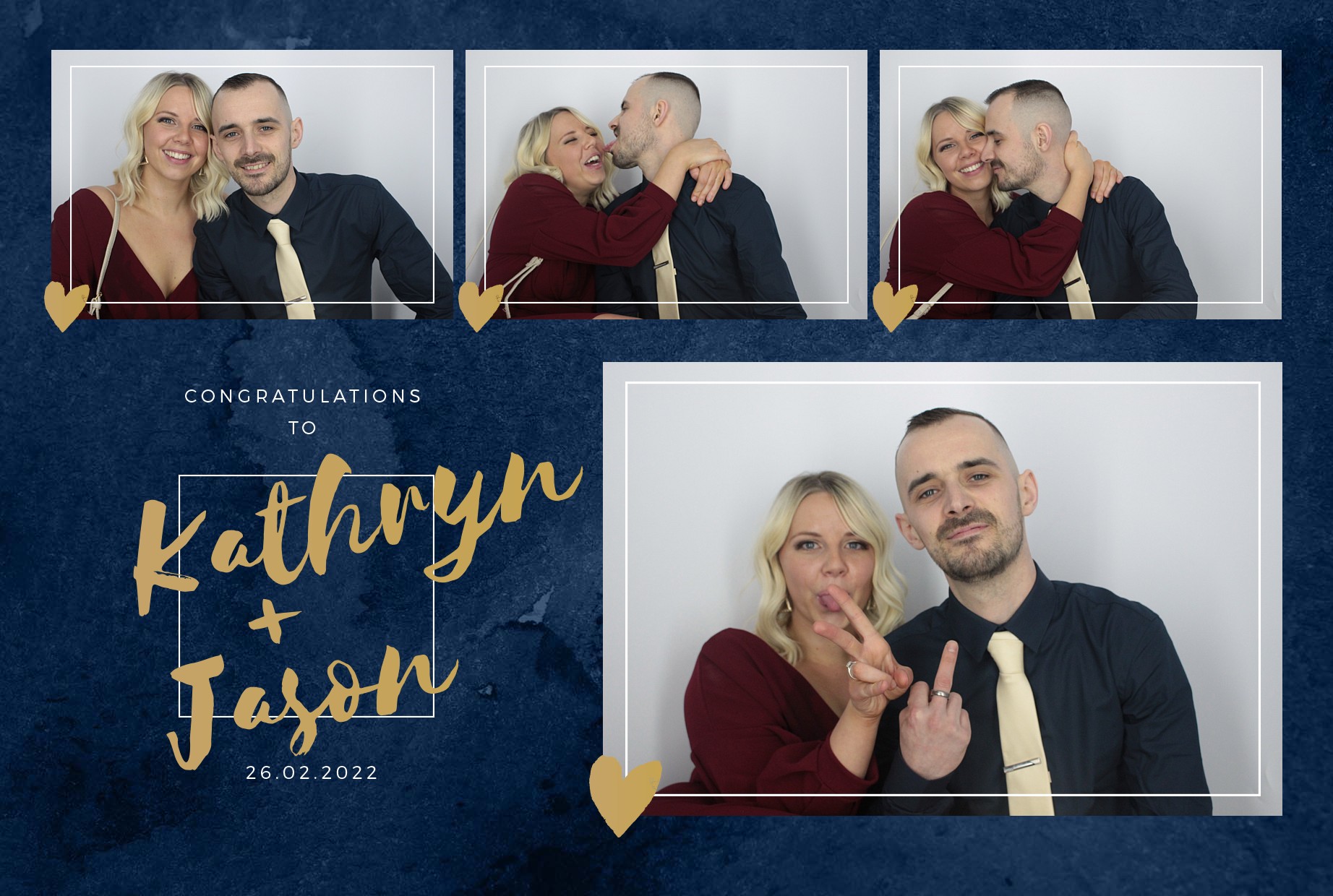 Kathryn and Jason's Wedding  | View more photos from the event at gallery.myphotoboothexperience.co.uk/u/MyPhotoBoothExperienceLtd/Kathryn-and-Jasons-Wedding