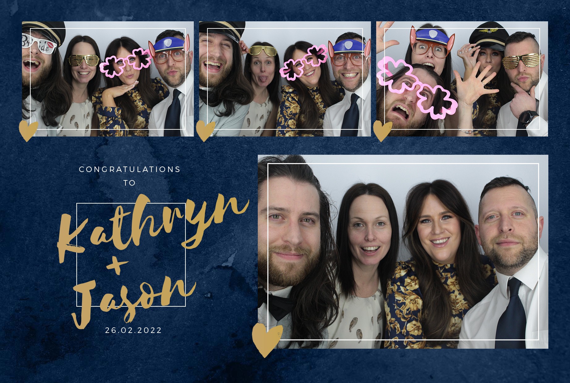 Kathryn and Jason's Wedding  | View more photos from the event at gallery.myphotoboothexperience.co.uk/u/MyPhotoBoothExperienceLtd/Kathryn-and-Jasons-Wedding