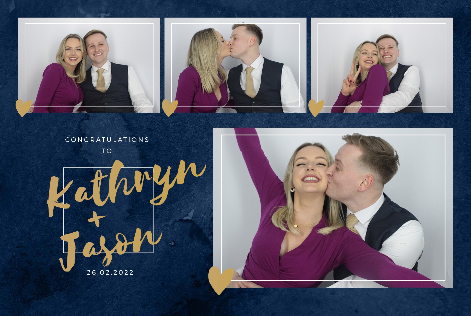 Kathryn and Jason's Wedding  | View more photos from the event at gallery.myphotoboothexperience.co.uk/u/MyPhotoBoothExperienceLtd/Kathryn-and-Jasons-Wedding