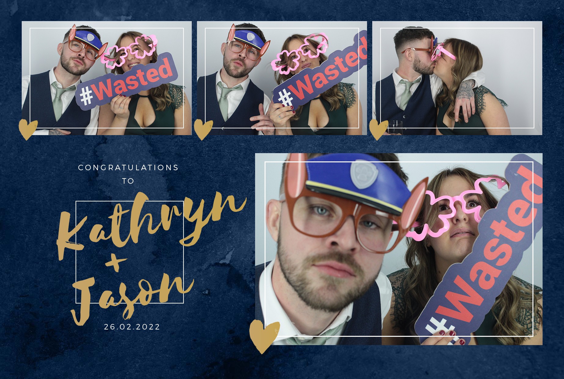 Kathryn and Jason's Wedding  | View more photos from the event at gallery.myphotoboothexperience.co.uk/u/MyPhotoBoothExperienceLtd/Kathryn-and-Jasons-Wedding