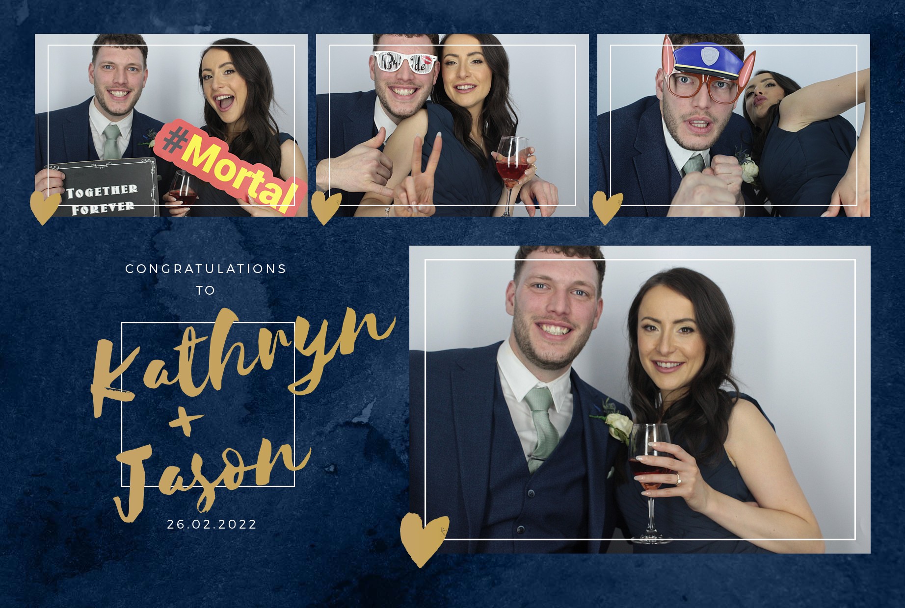 Kathryn and Jason's Wedding  | View more photos from the event at gallery.myphotoboothexperience.co.uk/u/MyPhotoBoothExperienceLtd/Kathryn-and-Jasons-Wedding