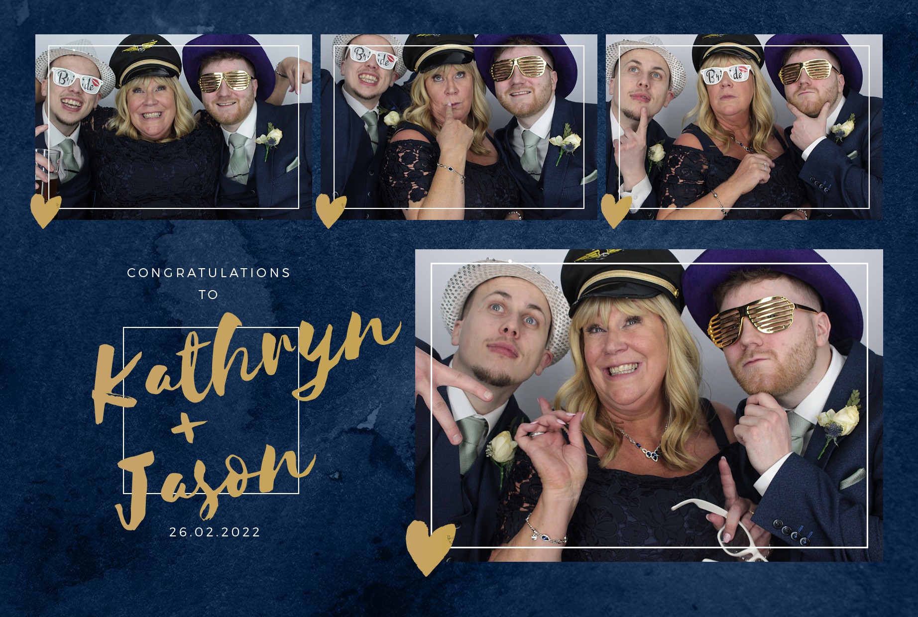 Kathryn and Jason's Wedding  | View more photos from the event at gallery.myphotoboothexperience.co.uk/u/MyPhotoBoothExperienceLtd/Kathryn-and-Jasons-Wedding