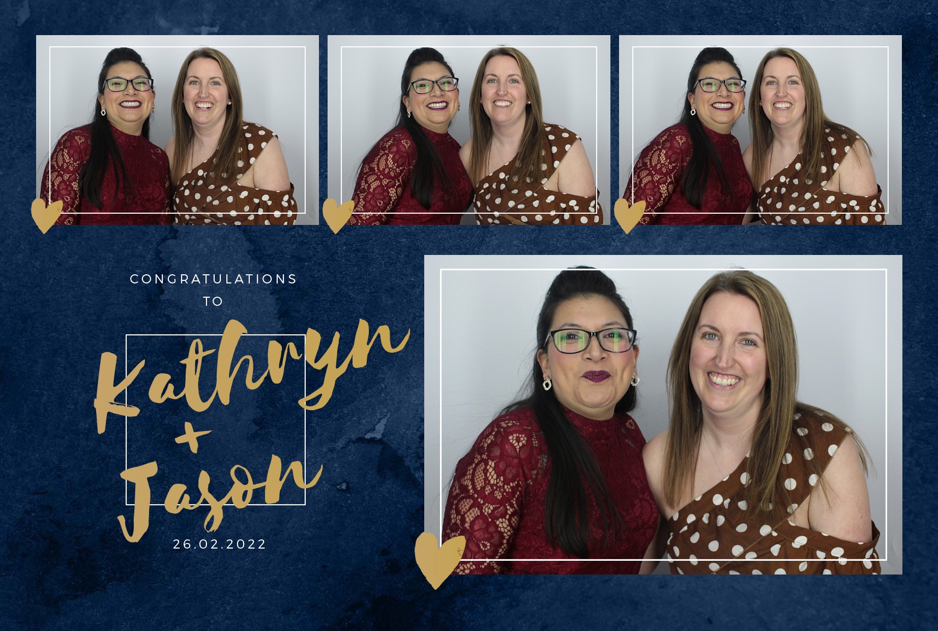 Kathryn and Jason's Wedding  | View more photos from the event at gallery.myphotoboothexperience.co.uk/u/MyPhotoBoothExperienceLtd/Kathryn-and-Jasons-Wedding