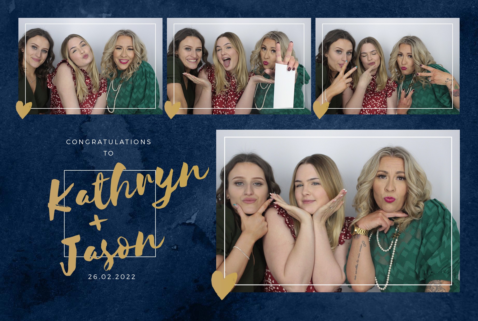 Kathryn and Jason's Wedding  | View more photos from the event at gallery.myphotoboothexperience.co.uk/u/MyPhotoBoothExperienceLtd/Kathryn-and-Jasons-Wedding