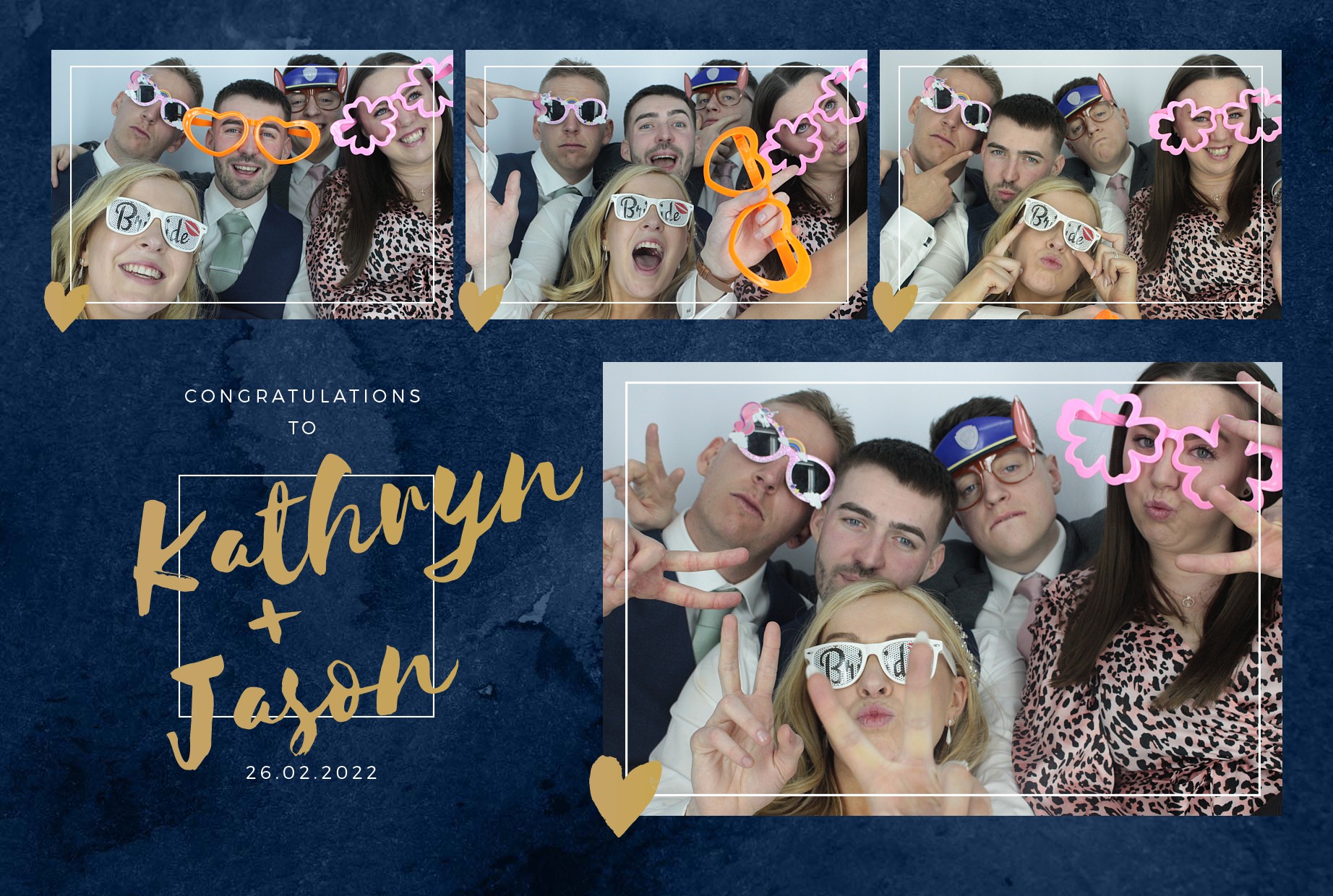 Kathryn and Jason's Wedding  | View more photos from the event at gallery.myphotoboothexperience.co.uk/u/MyPhotoBoothExperienceLtd/Kathryn-and-Jasons-Wedding