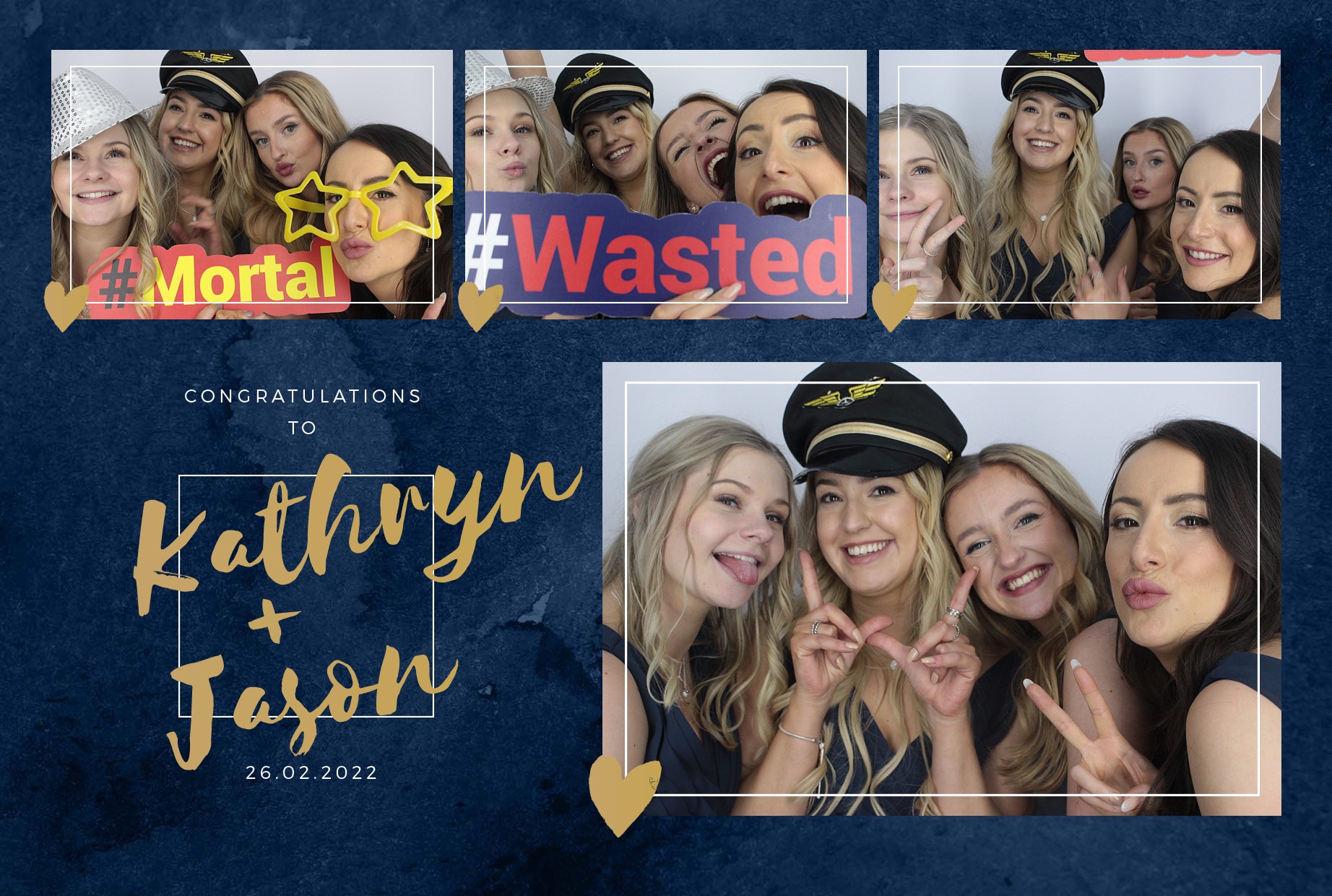 Kathryn and Jason's Wedding  | View more photos from the event at gallery.myphotoboothexperience.co.uk/u/MyPhotoBoothExperienceLtd/Kathryn-and-Jasons-Wedding