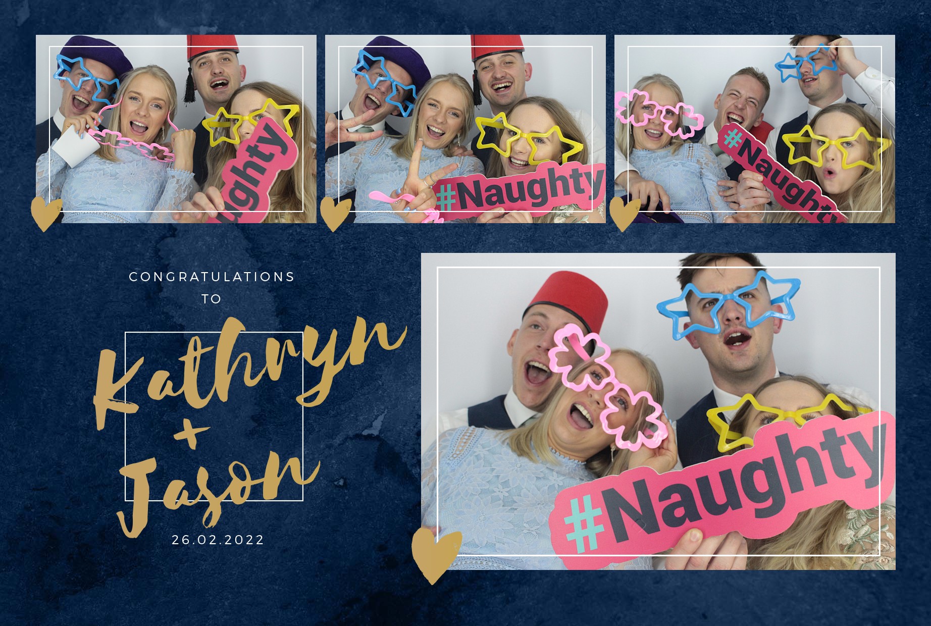 Kathryn and Jason's Wedding  | View more photos from the event at gallery.myphotoboothexperience.co.uk/u/MyPhotoBoothExperienceLtd/Kathryn-and-Jasons-Wedding