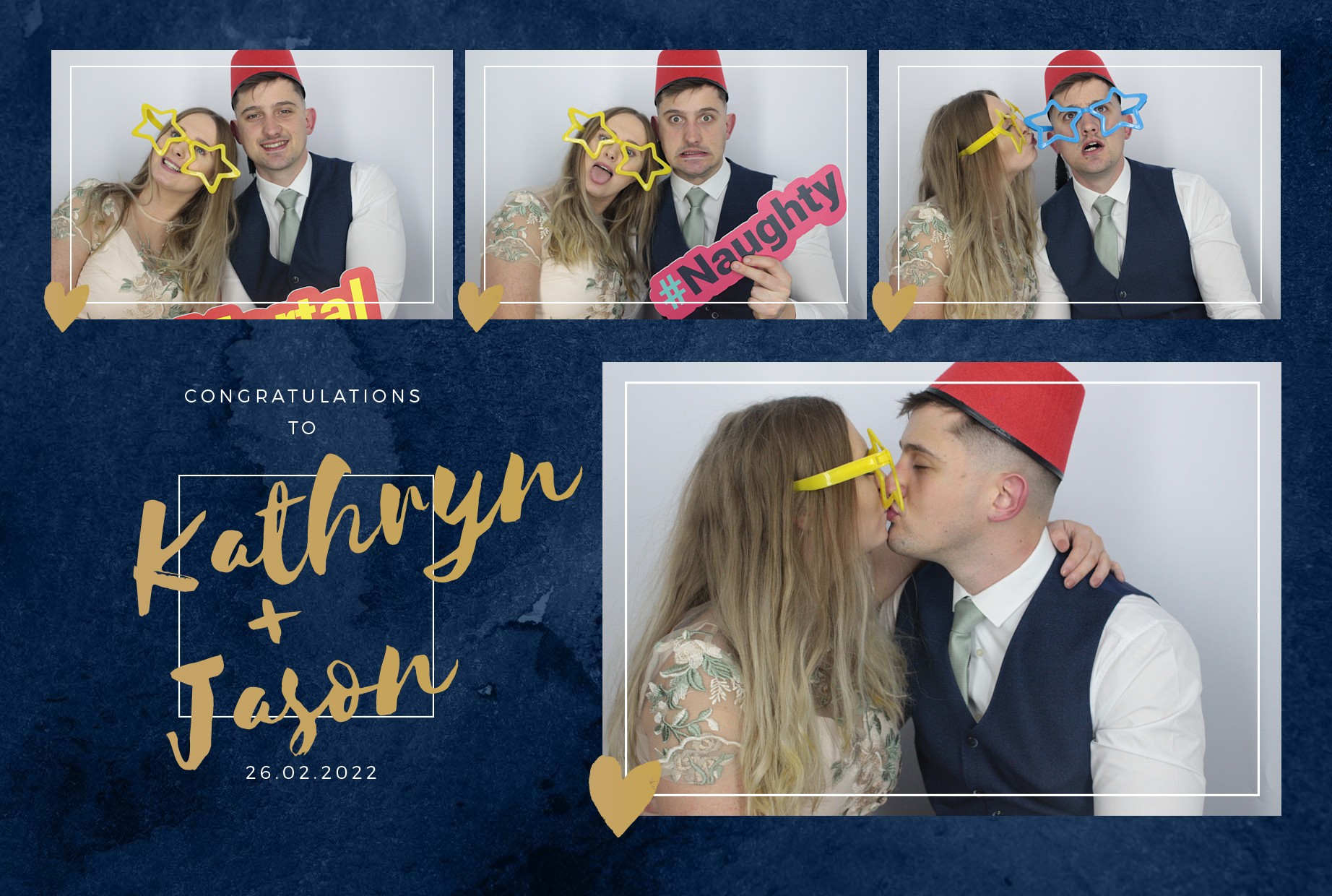 Kathryn and Jason's Wedding  | View more photos from the event at gallery.myphotoboothexperience.co.uk/u/MyPhotoBoothExperienceLtd/Kathryn-and-Jasons-Wedding